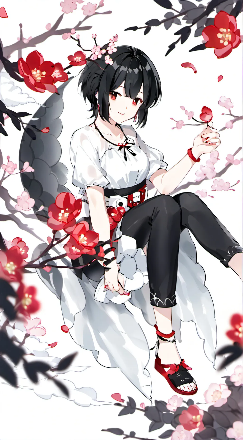 ai character: winter background