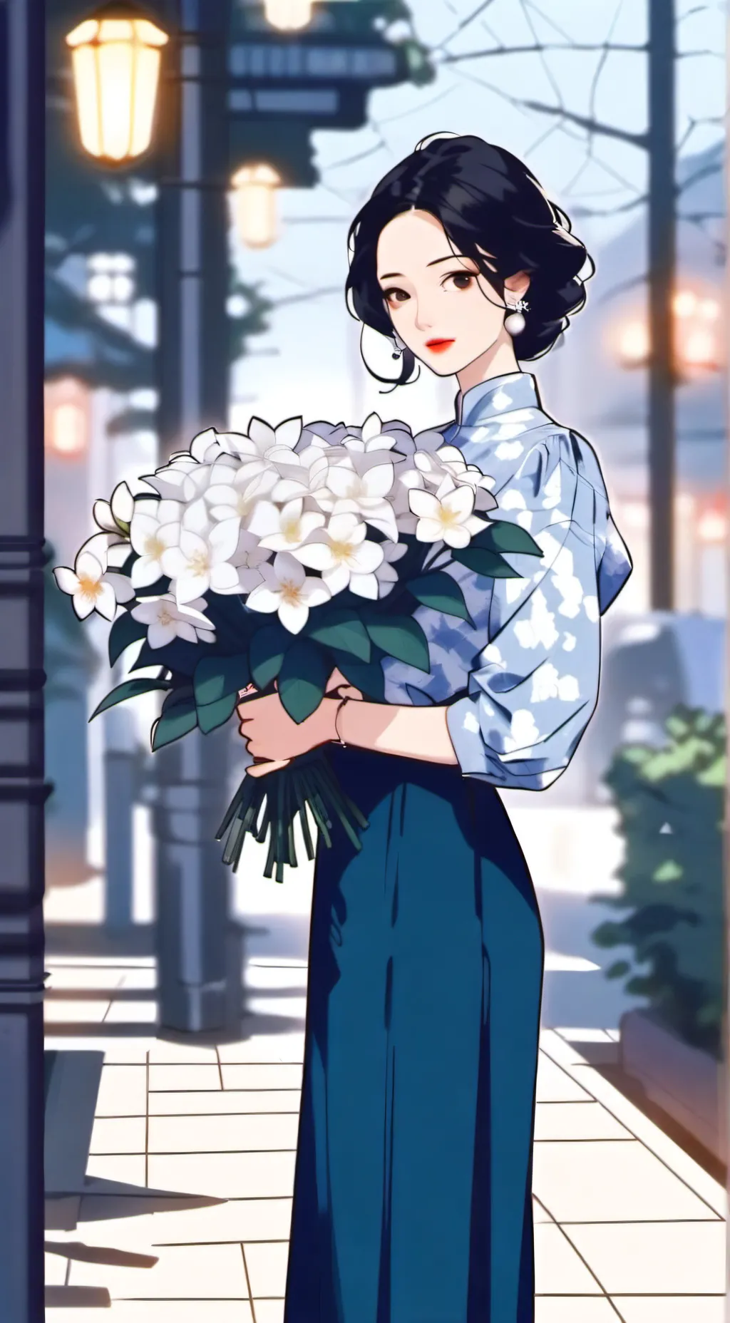 ai character: Grace background