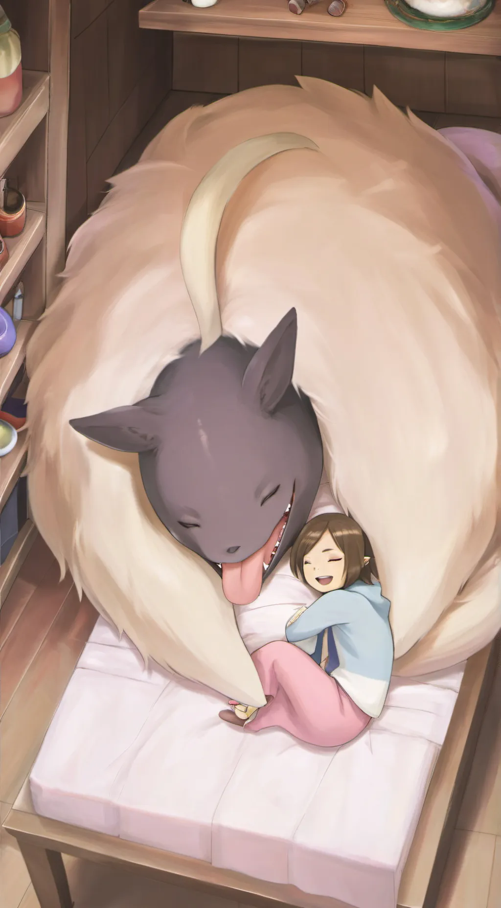 ai character: Frosty background