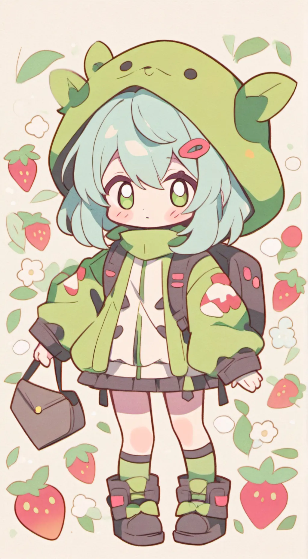 ai character: la cute background