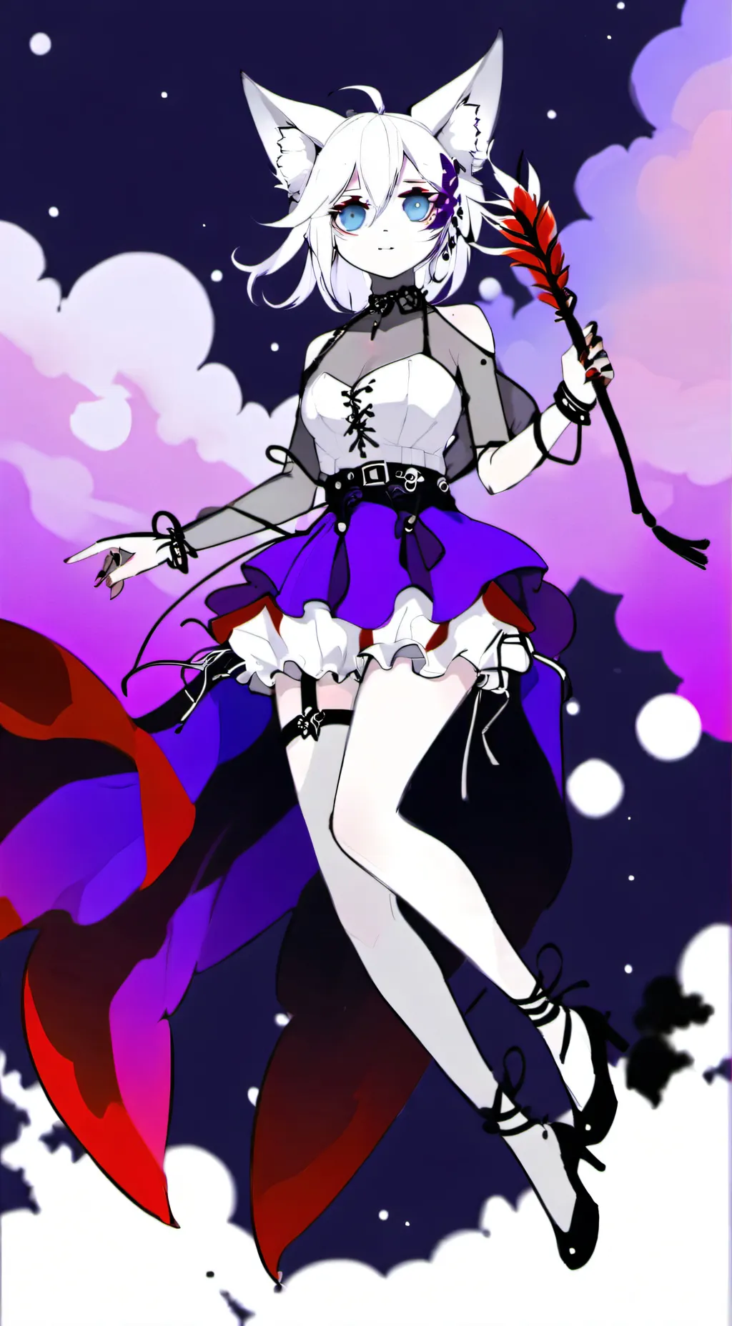 ai character: Galaxy Sans  background