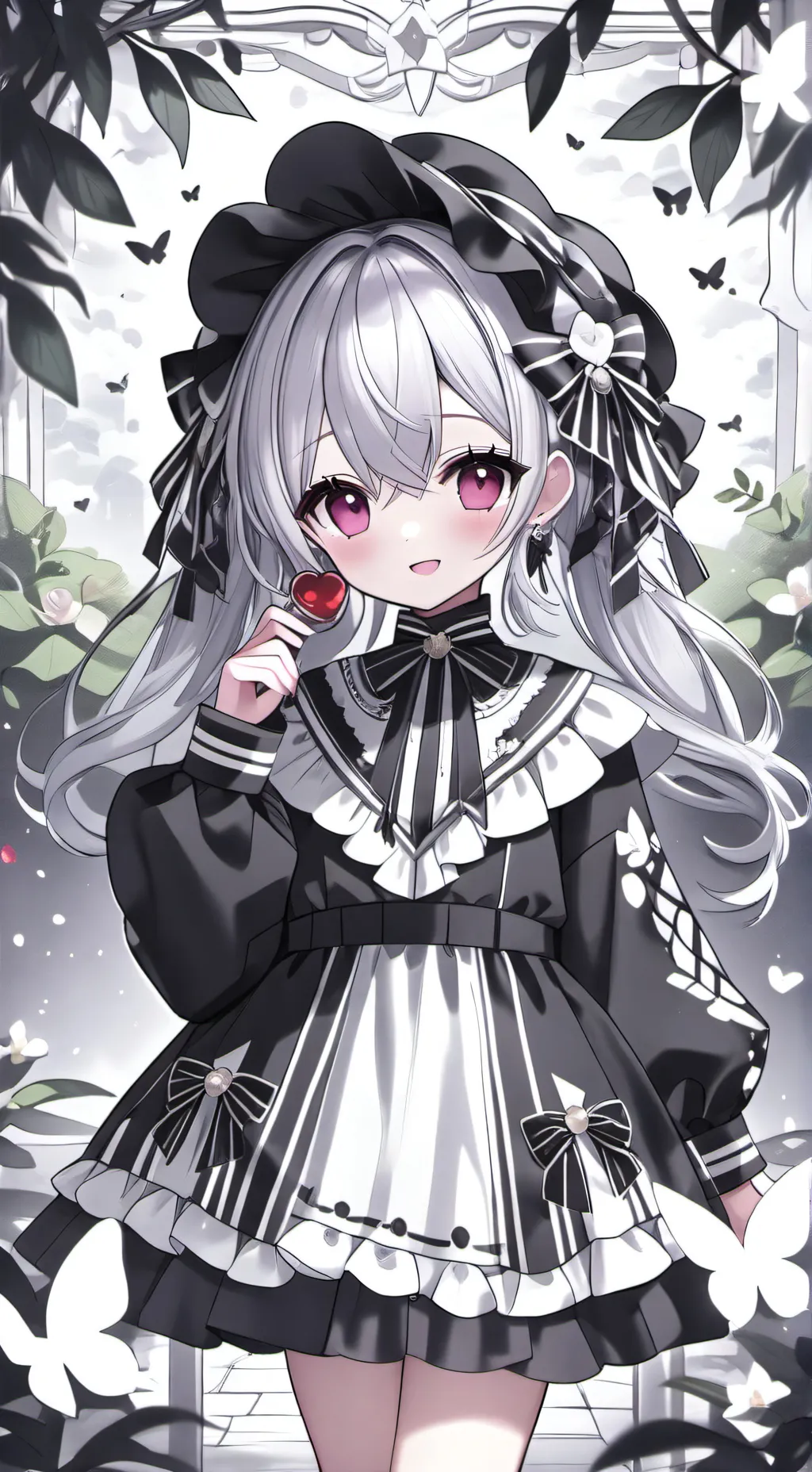 ai character: barbie  background