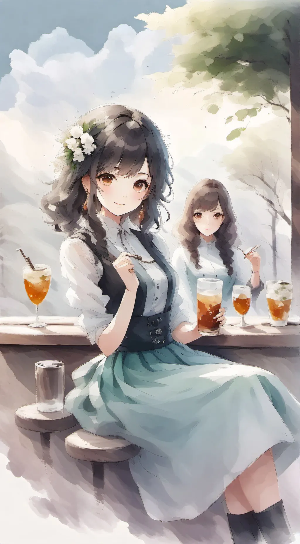 ai character: lily  background