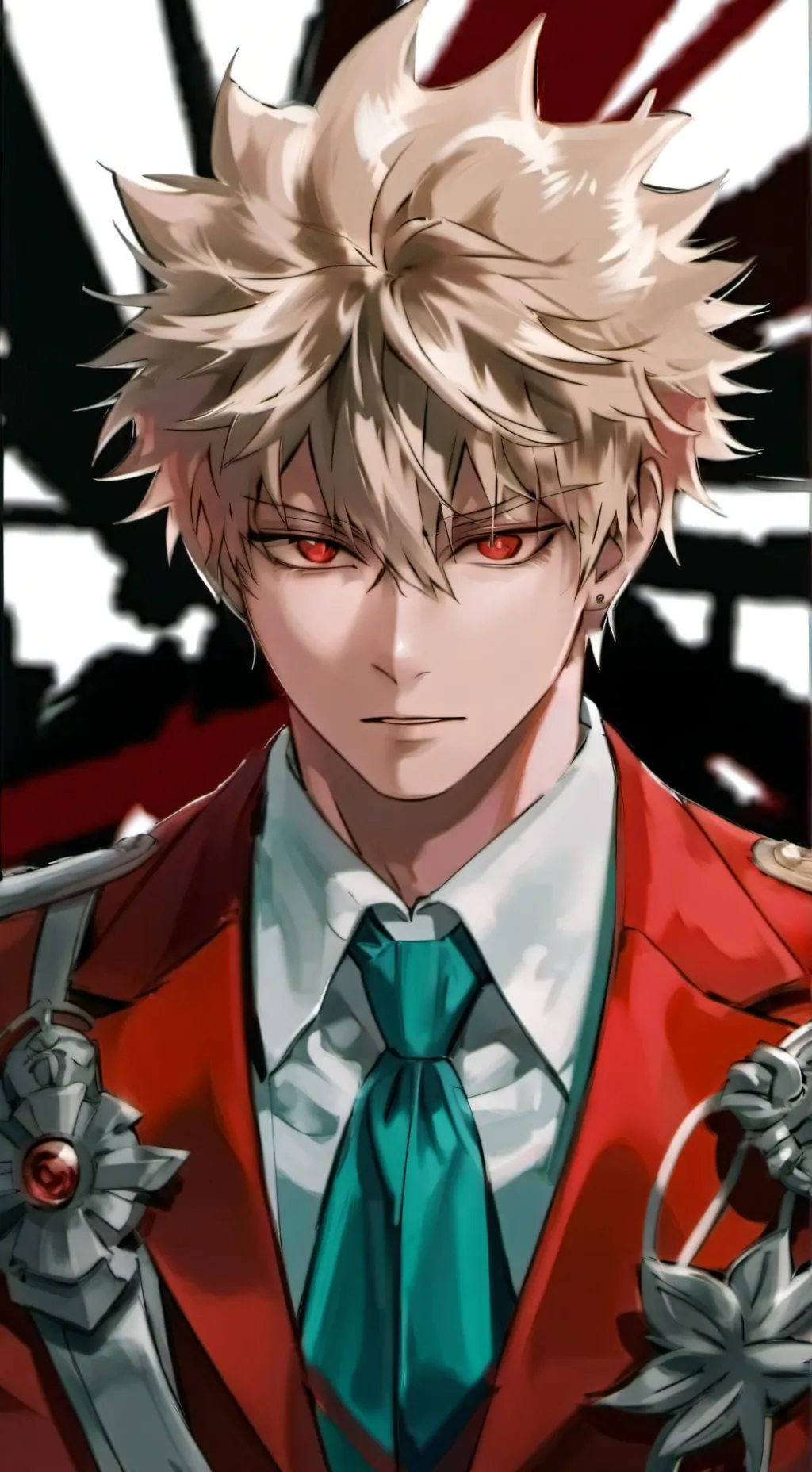 ai character: Katsuki Bakugo background