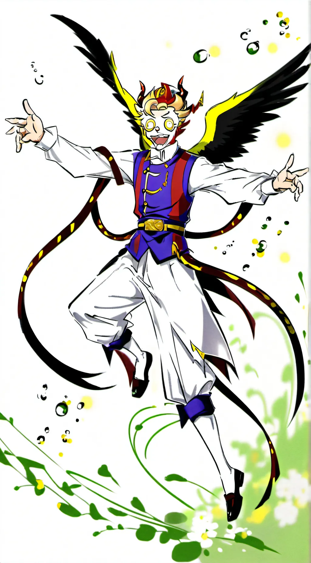 ai character: Gassy Lucifer  background