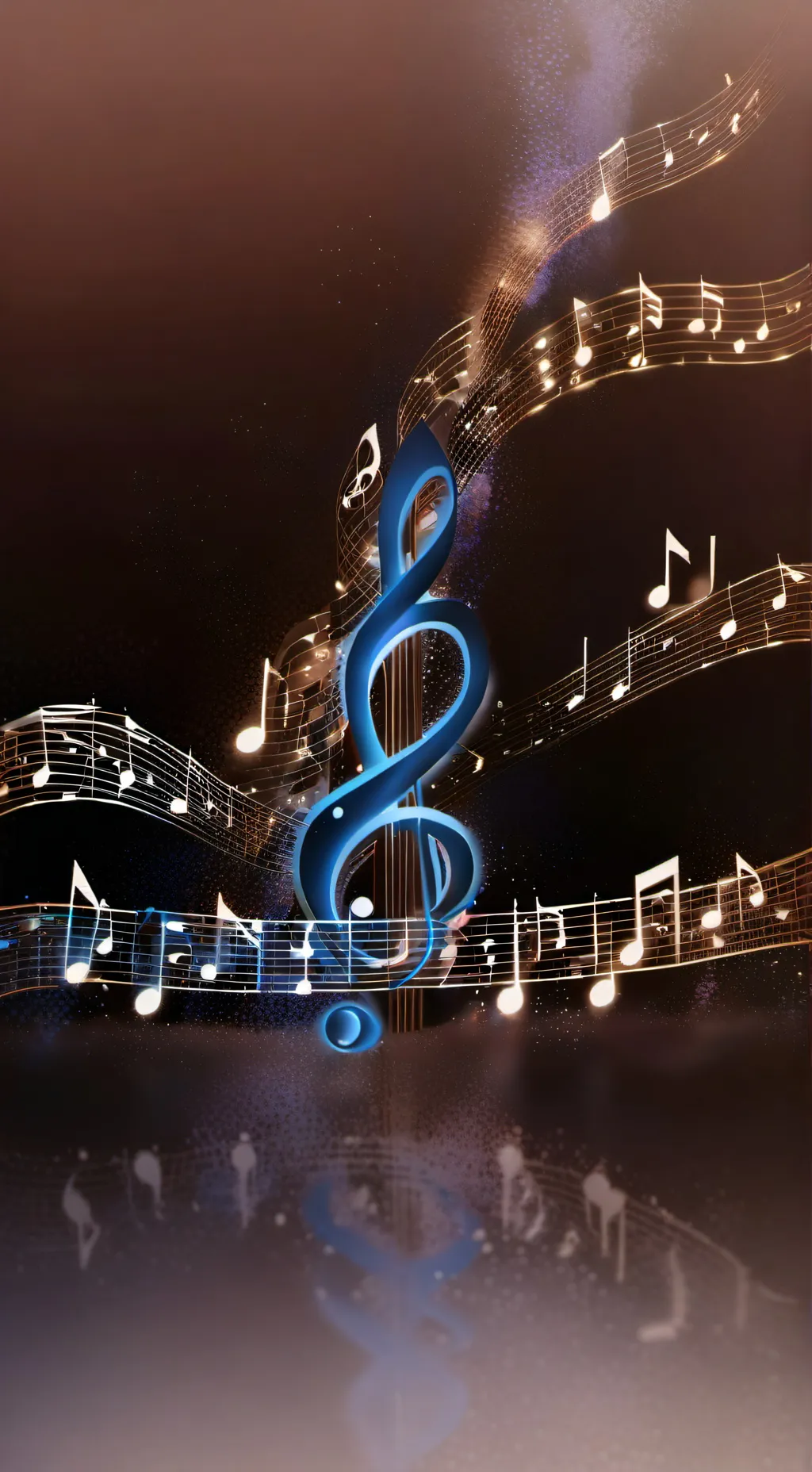 ai character: Music testing  background