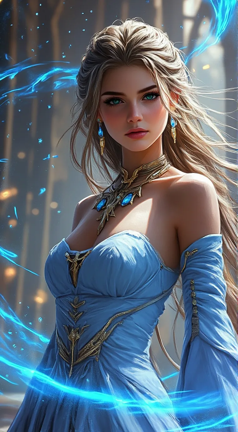 ai character: luna background