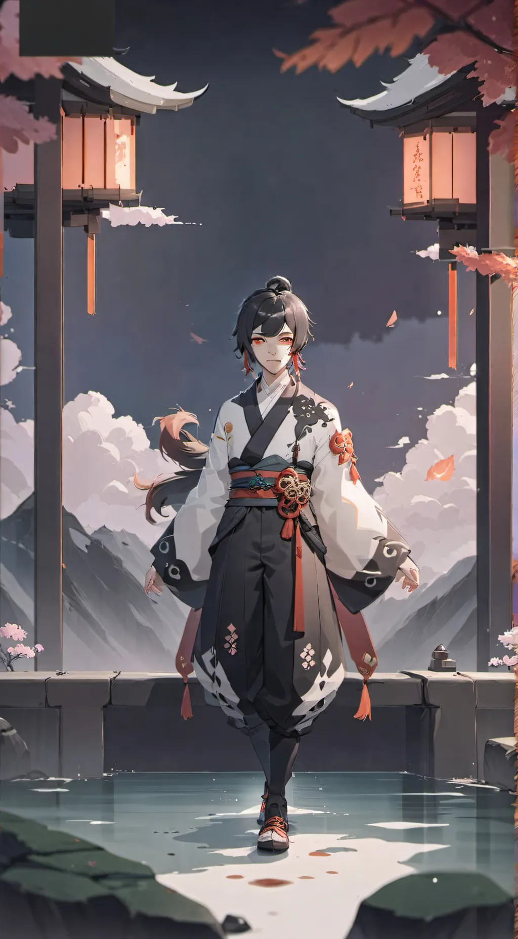 ai character: Xiao background