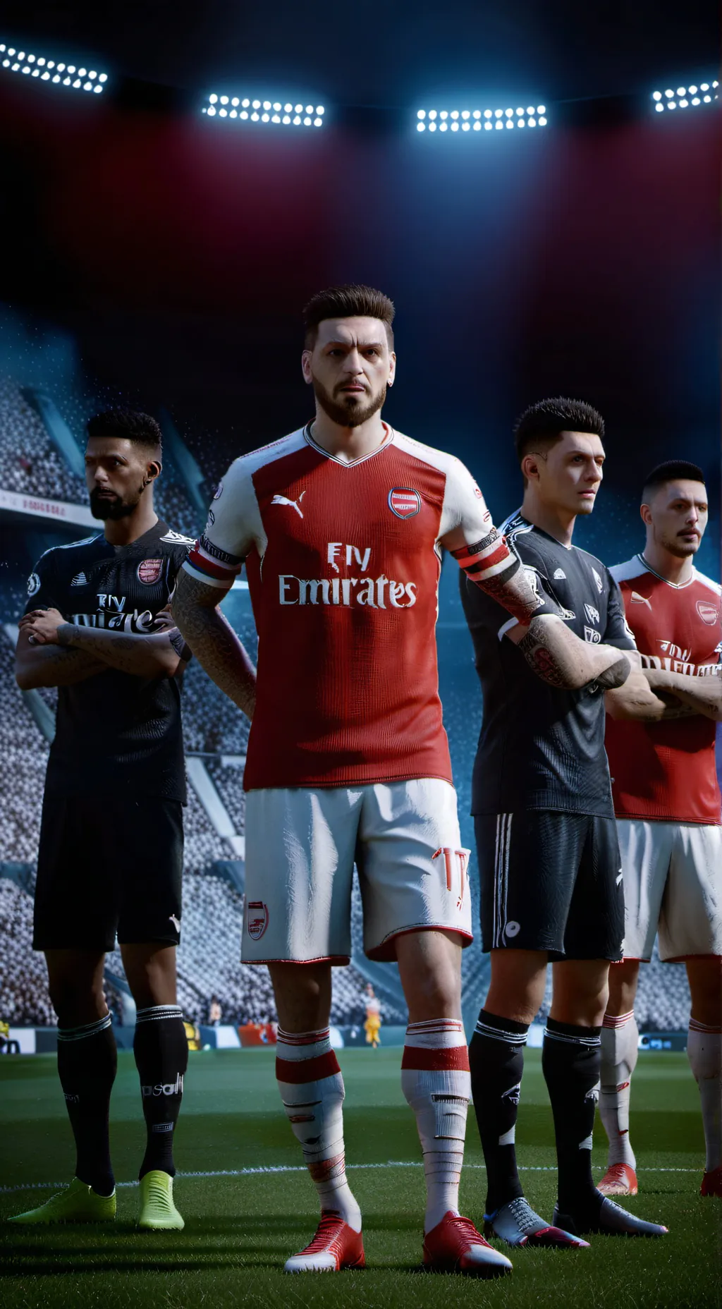 ai character: Arsenal team fix background