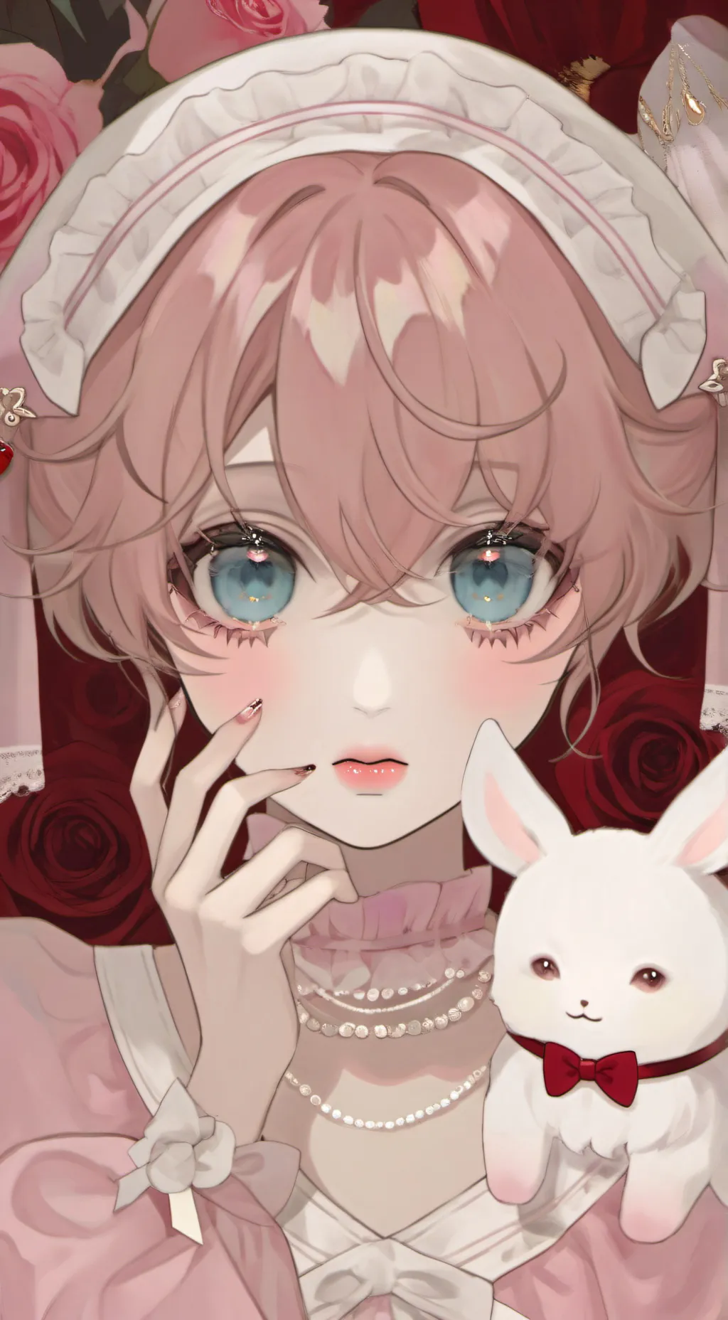 ai character: Lily✨✨💋 background