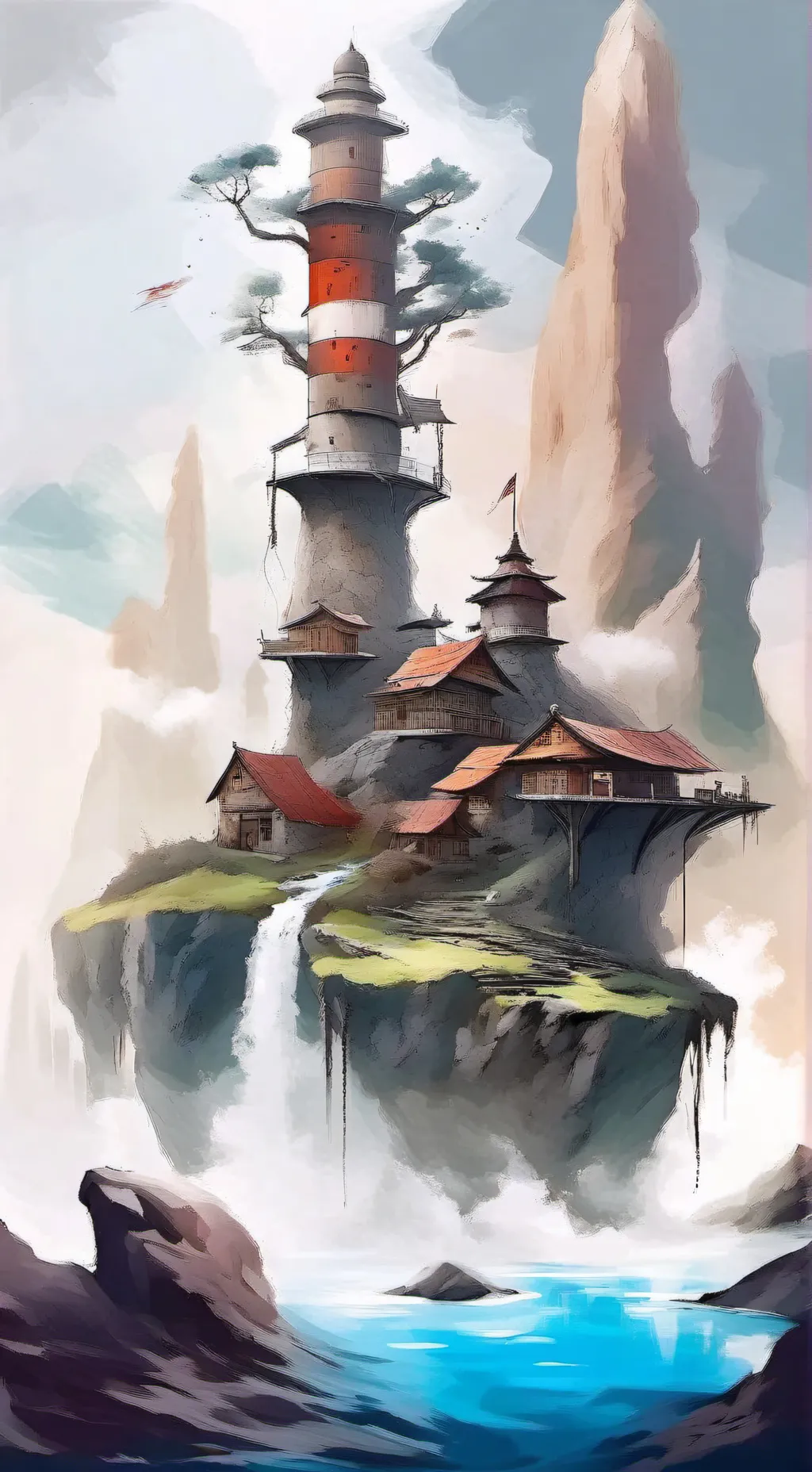 ai character: Talkie WORLD background