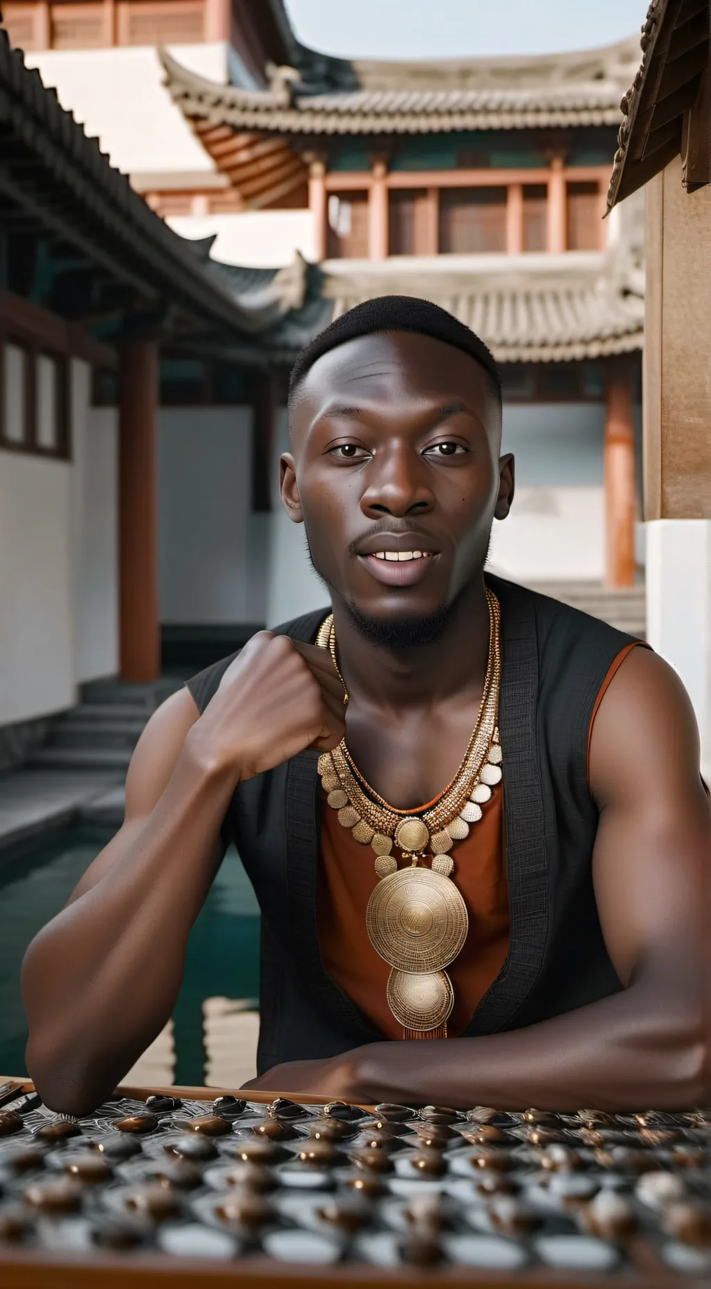 ai character: Menyene Koloshe background