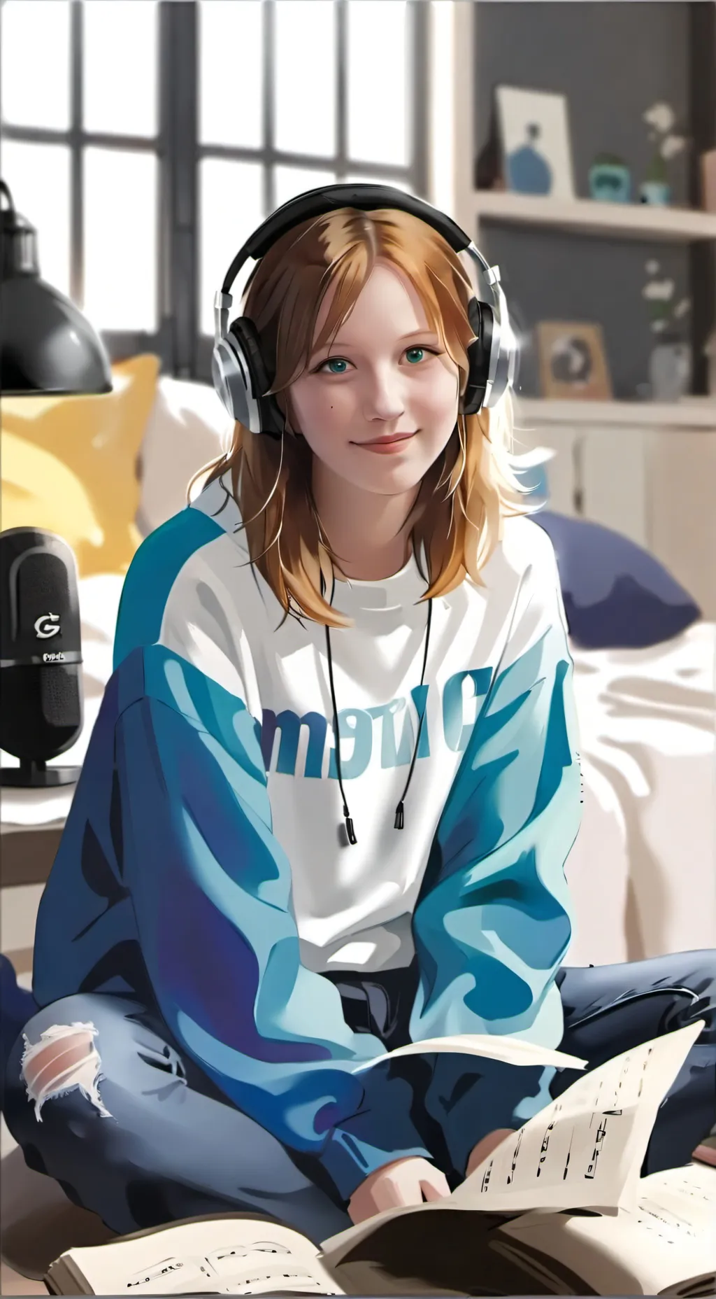 ai character: Lily Foote  background