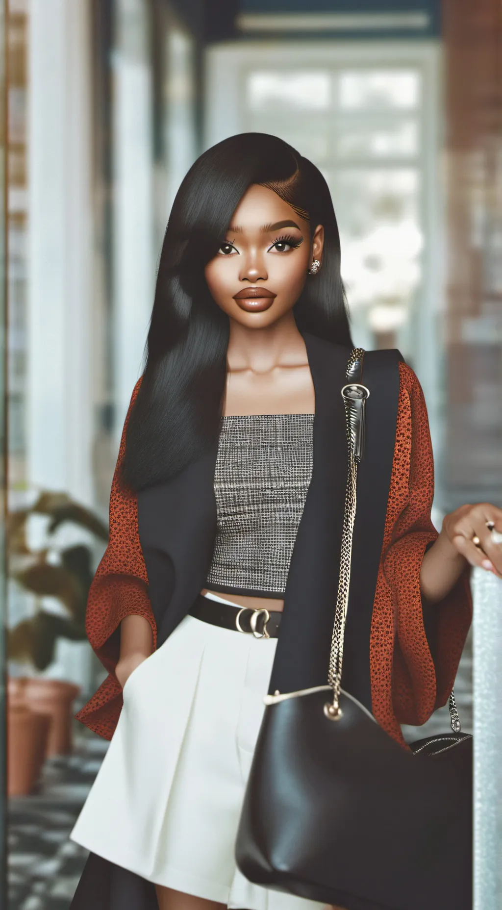 ai character: Leah background