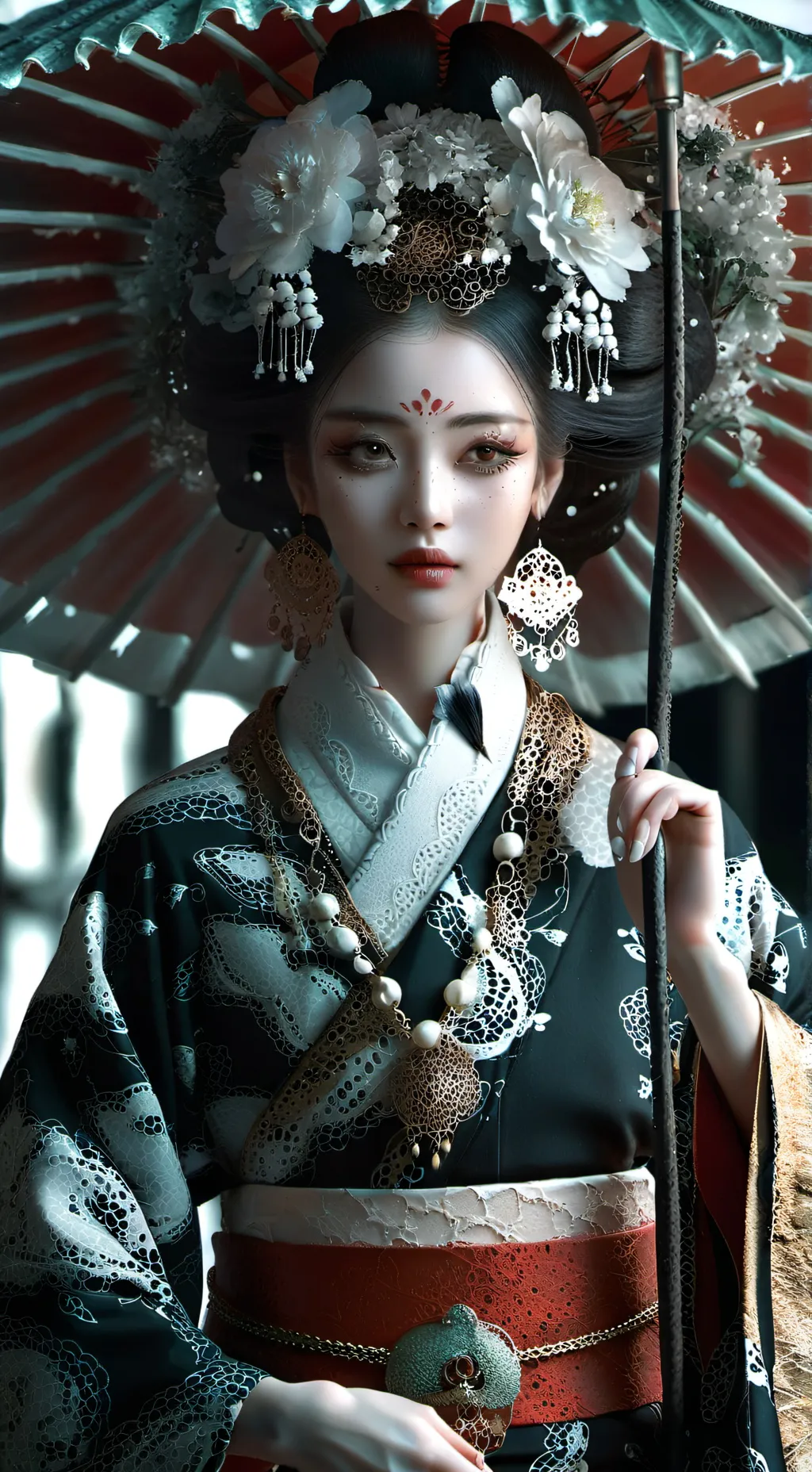 ai character: Misaki  background