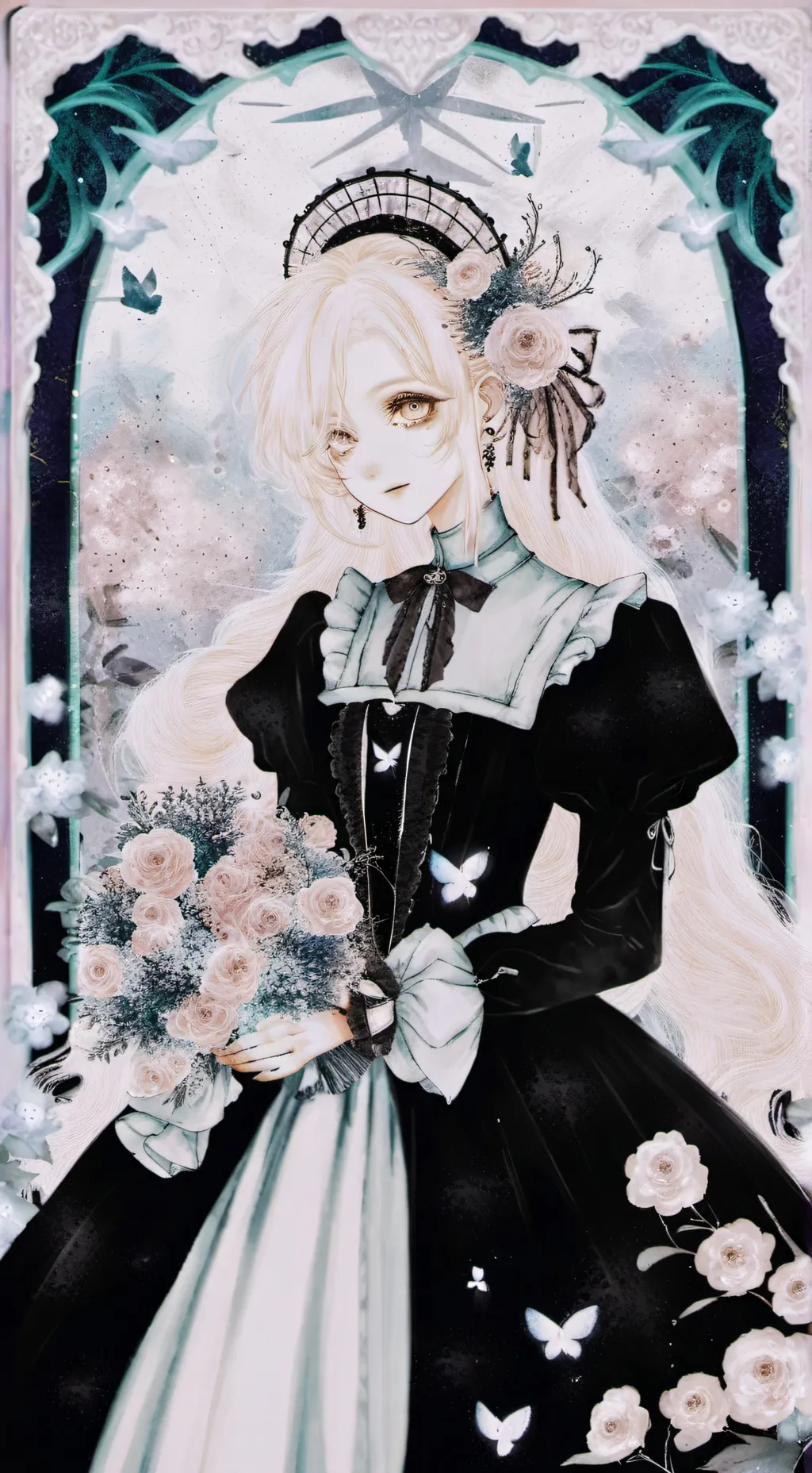 ai character: × Yuni × background