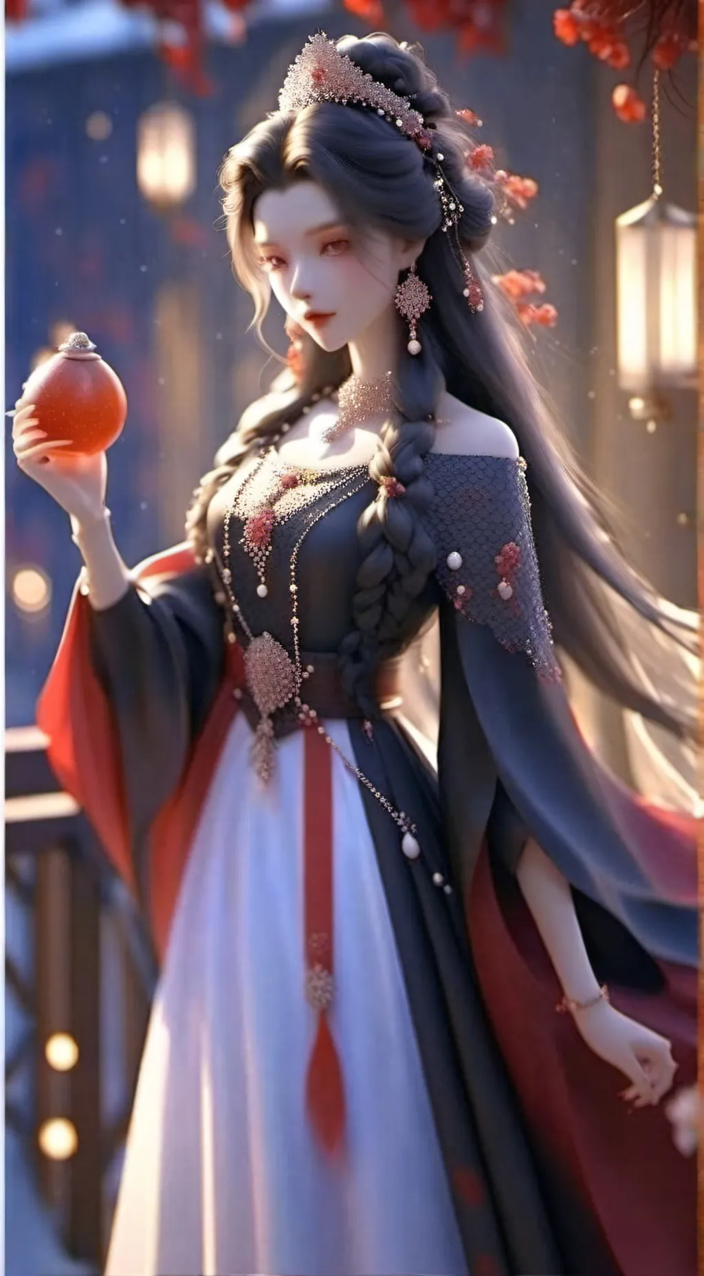 ai character: Riobaishi. yandere background