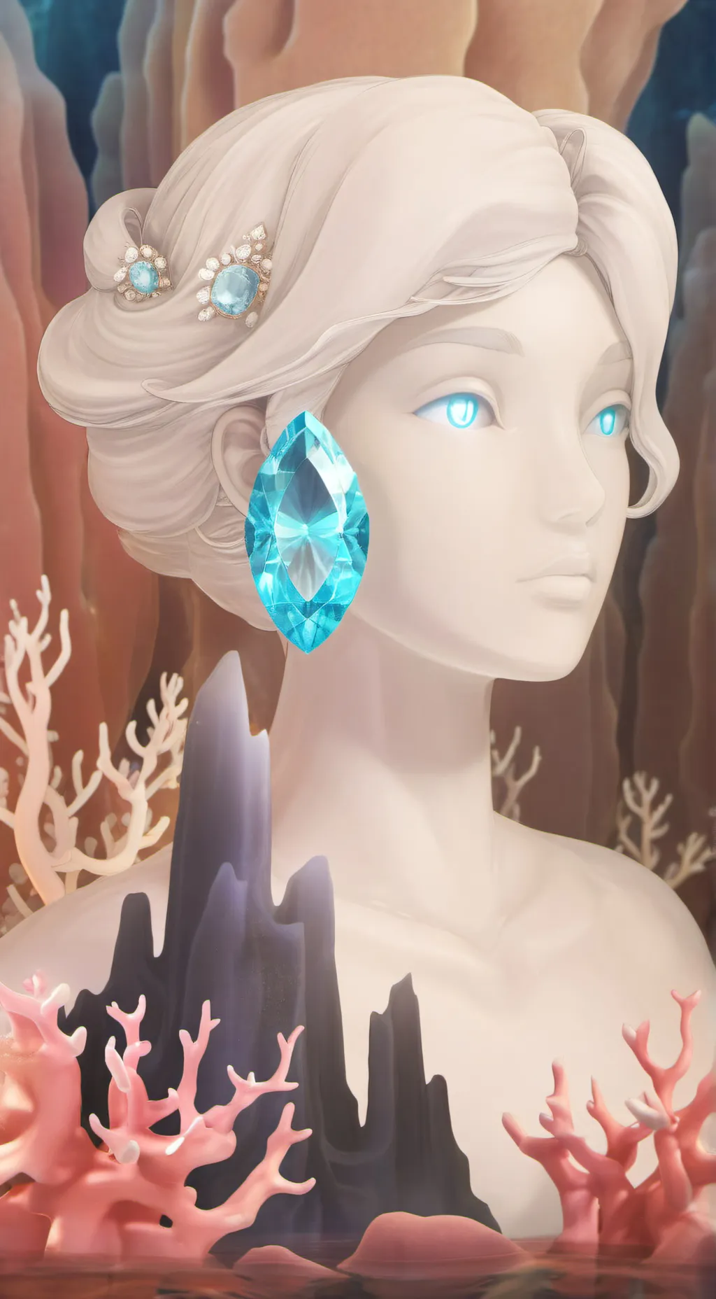 ai character: MHA Christmas background