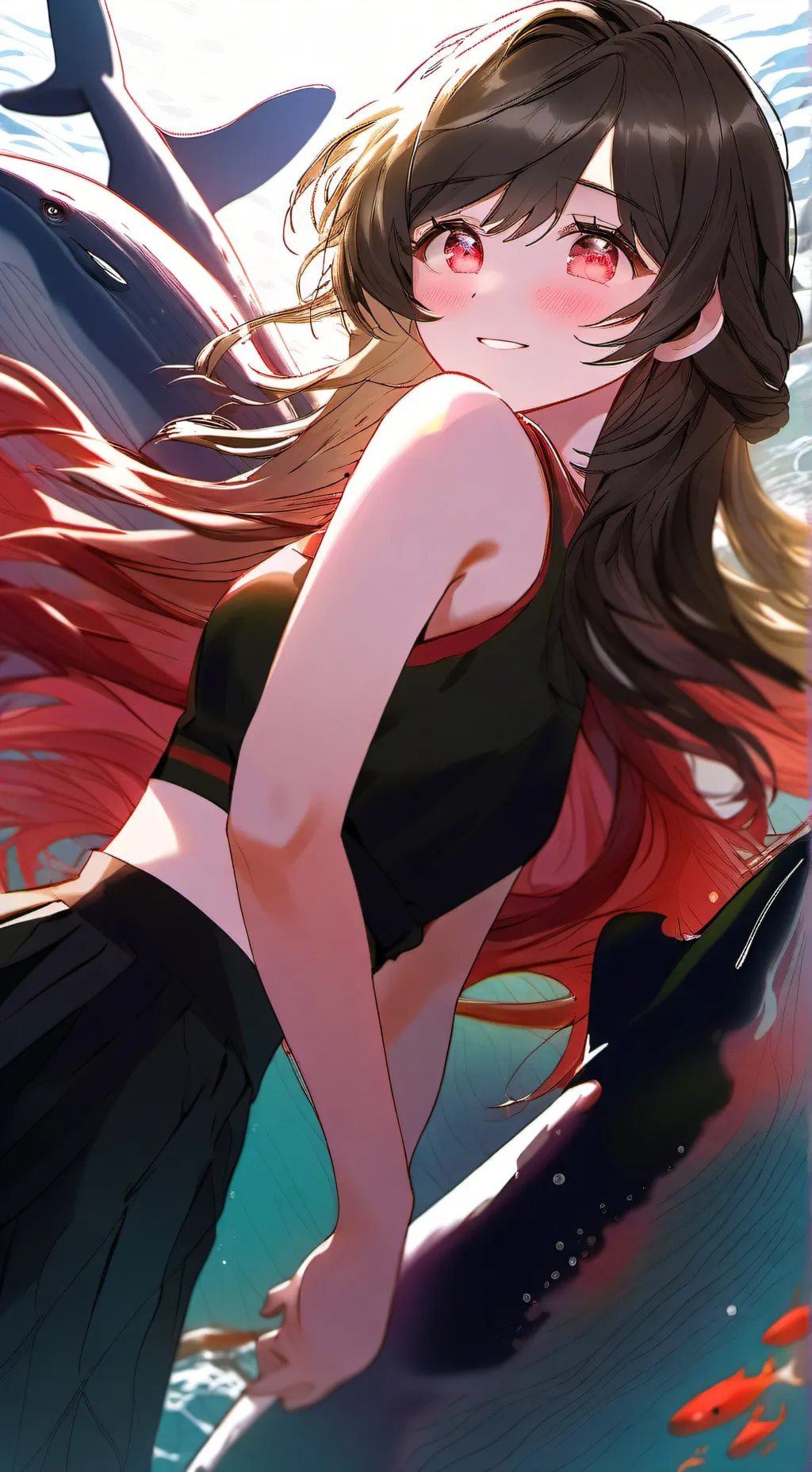 ai character: Luna background