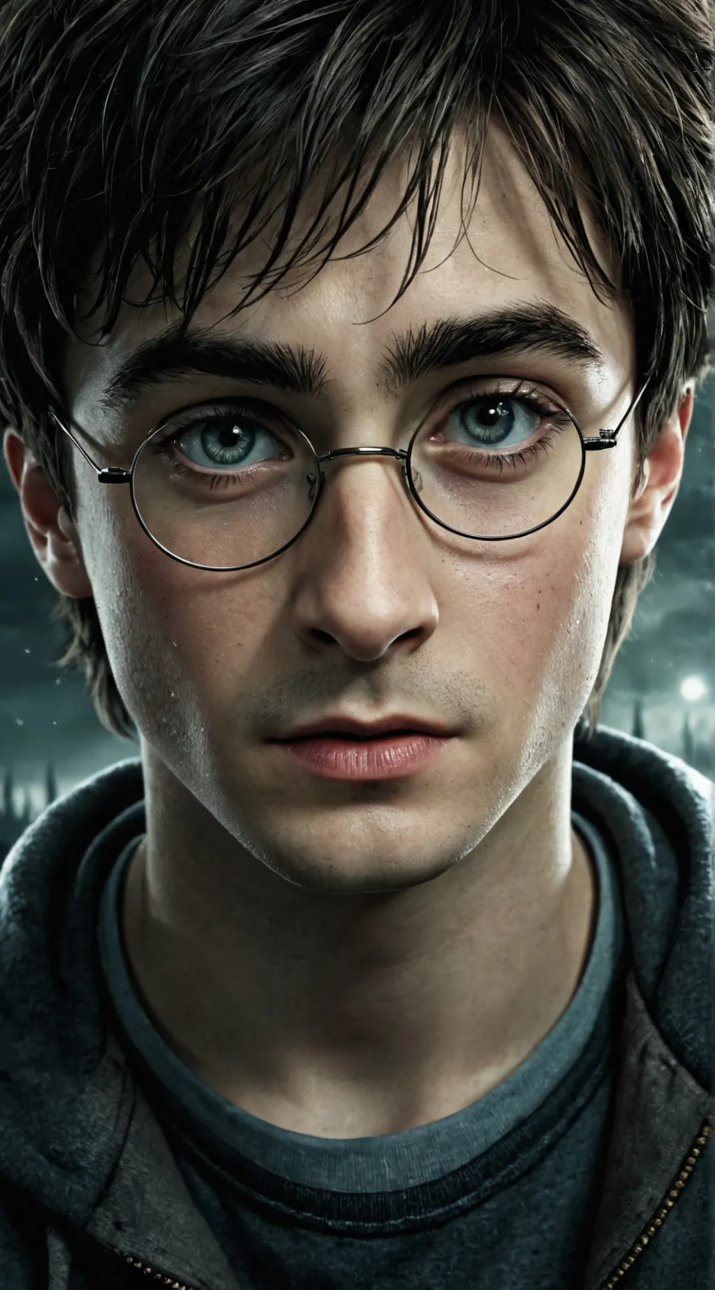 ai character: Harry Potter  background
