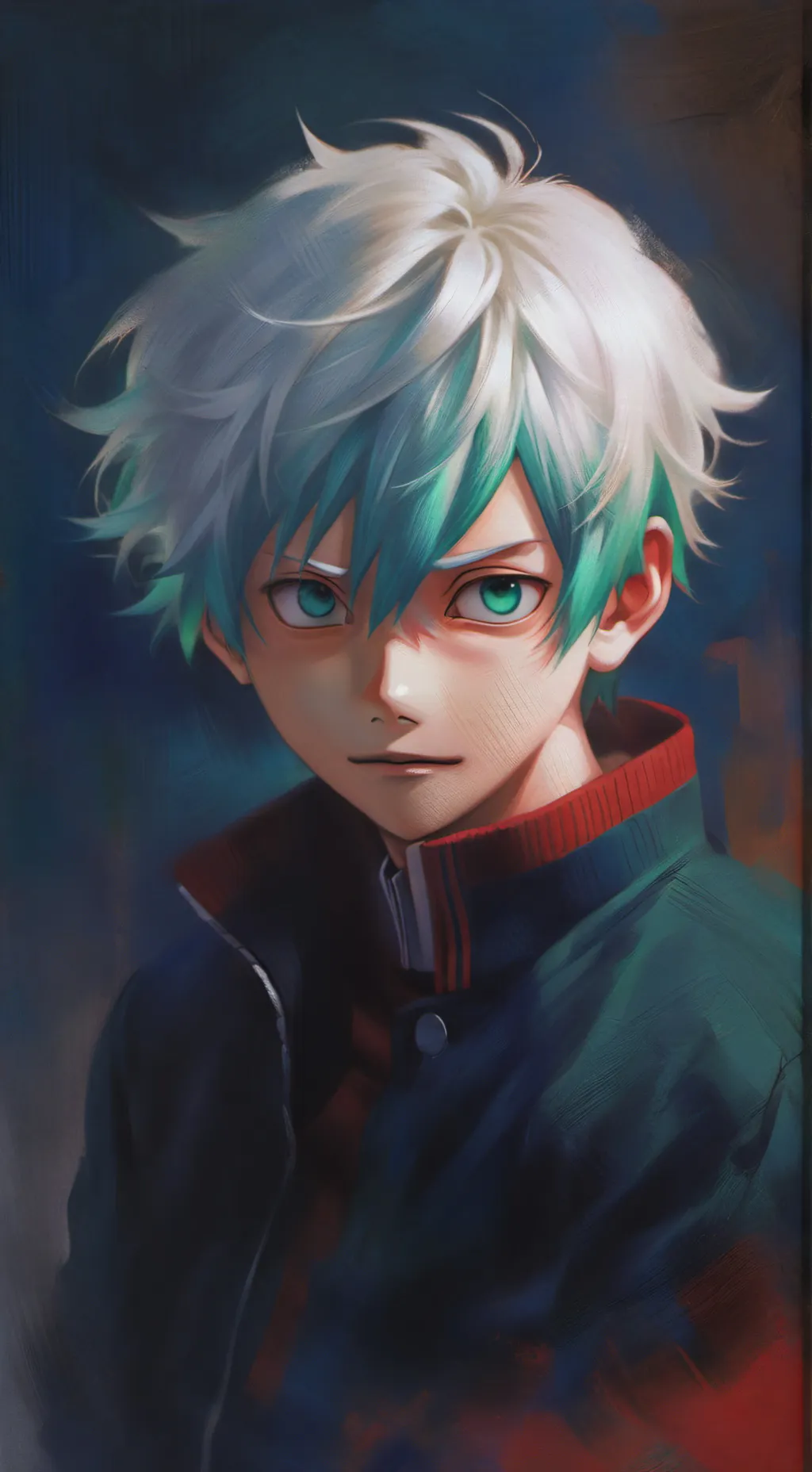 ai character: class 1A v.s. Deku background