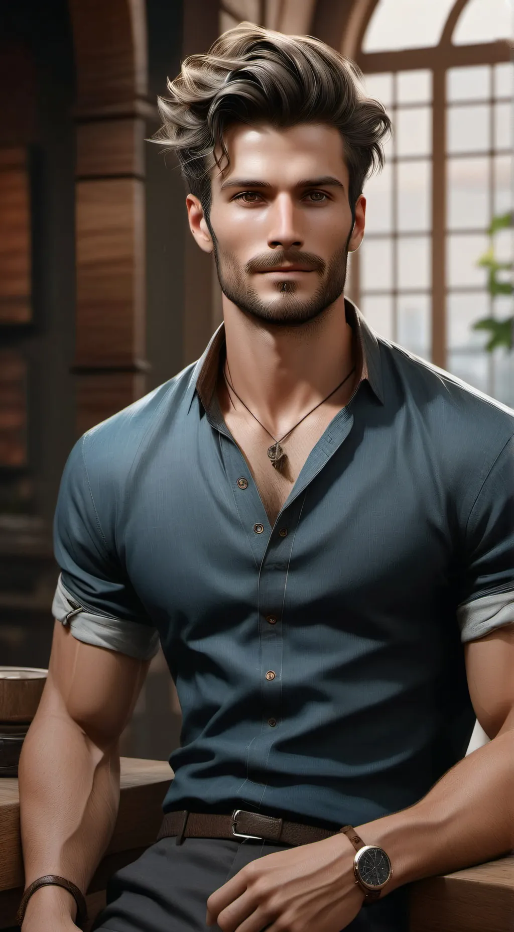 ai character: Thomas  background