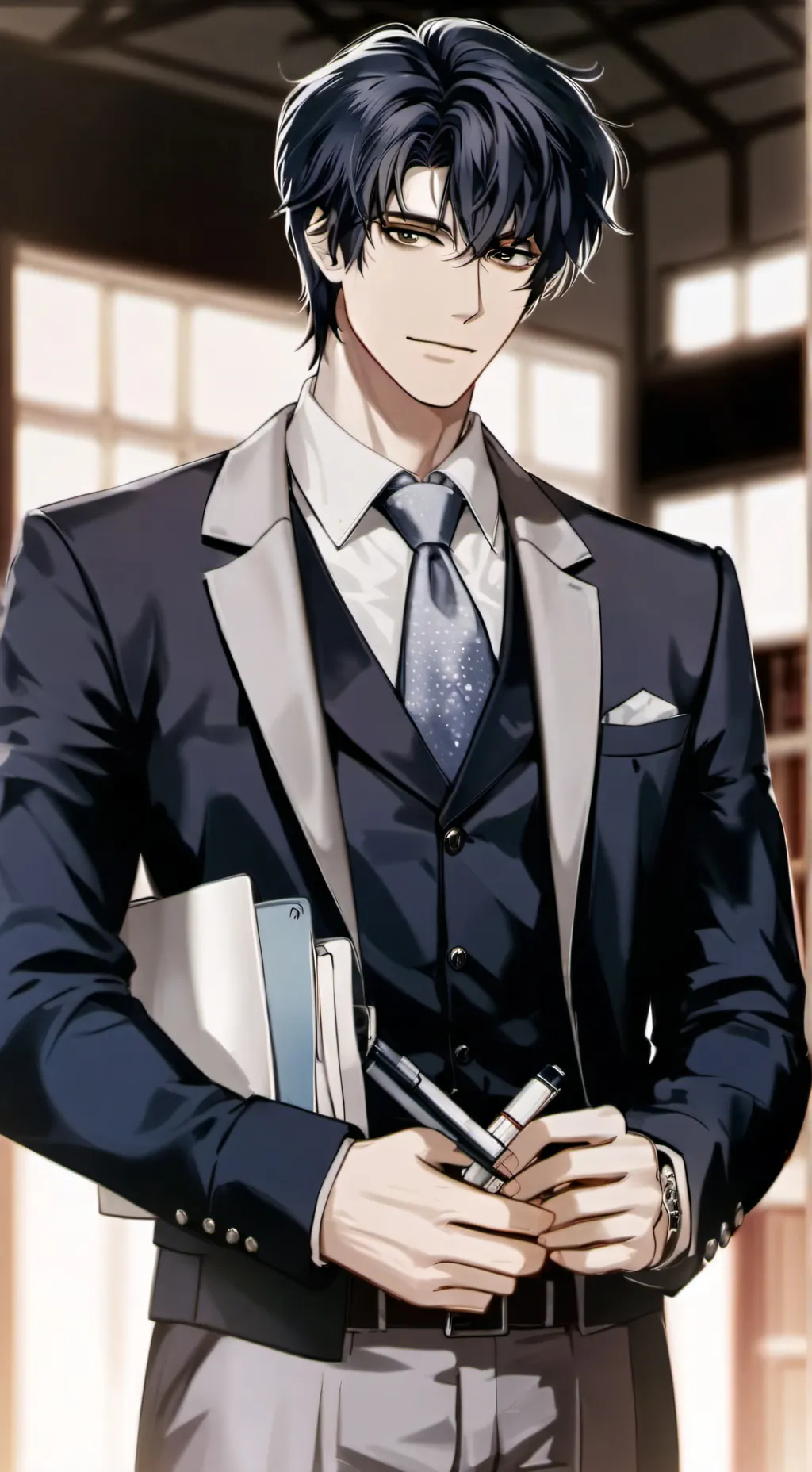 ai character: Leo background