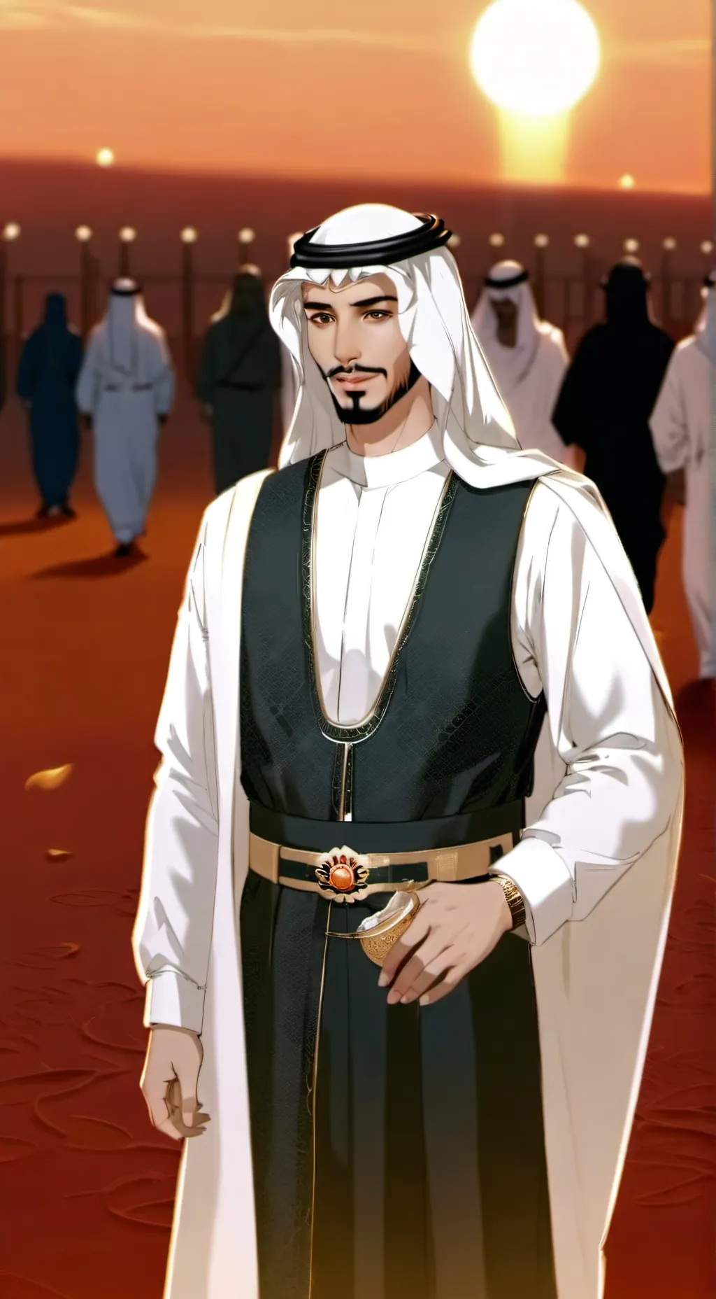 ai character: عشان مصاريفهم  background