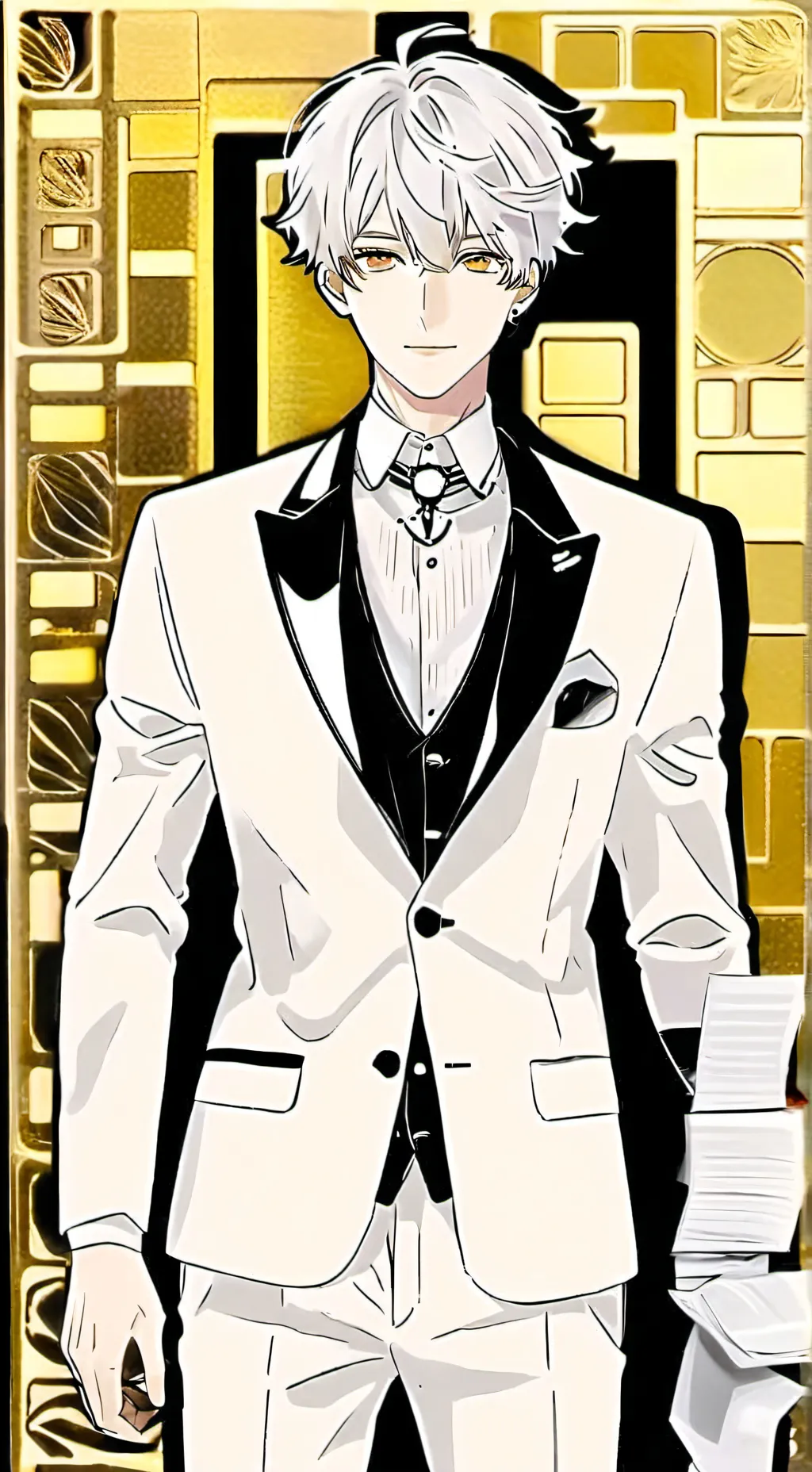 ai character: mark background