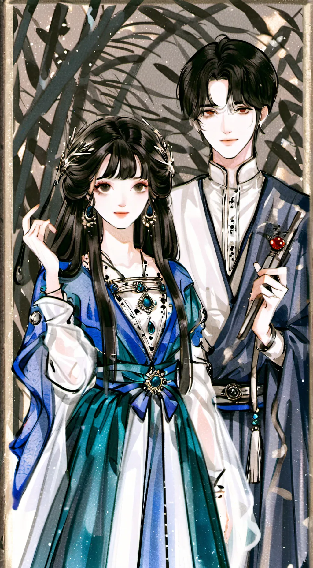 ai character: noah and ava background