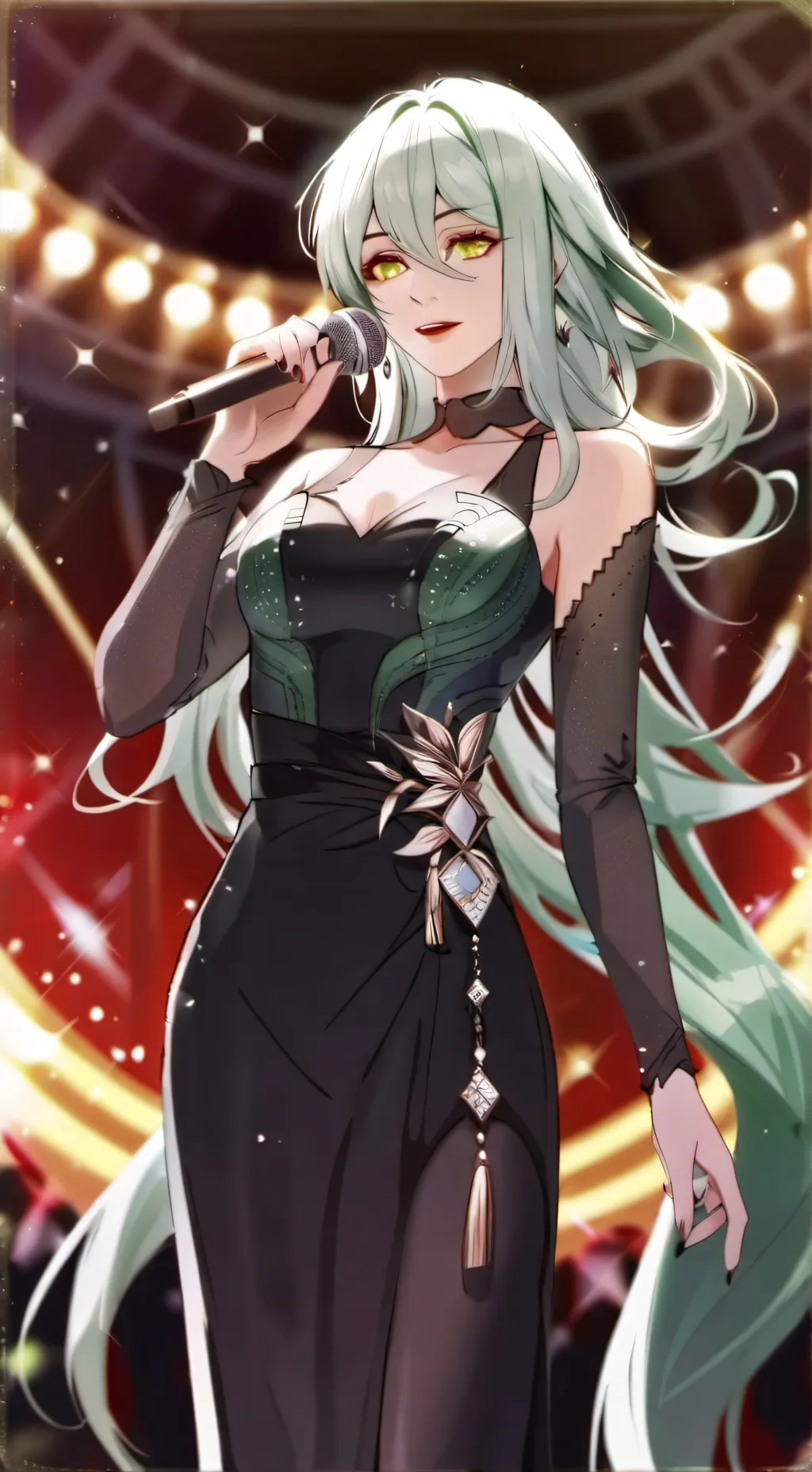 ai character: Rose background