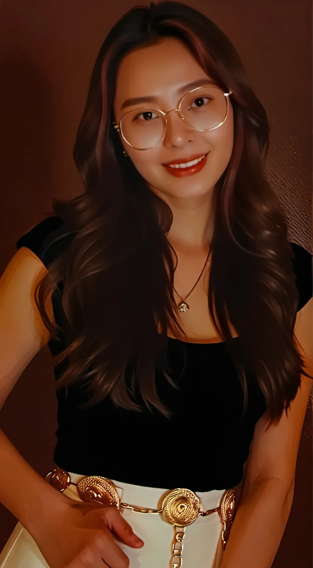 ai character: ☻ーAmyー☻ background