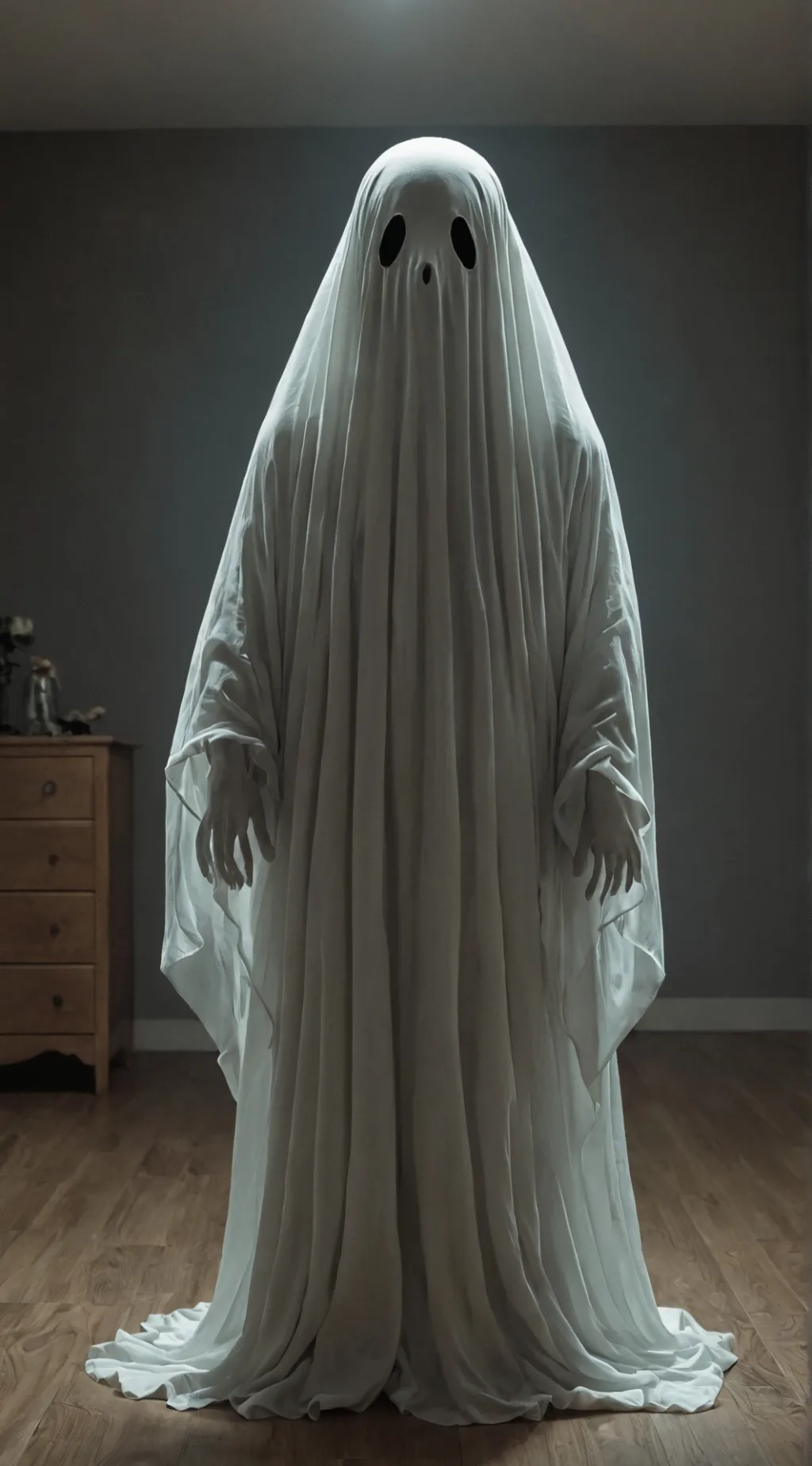 ai character: mother ghost background