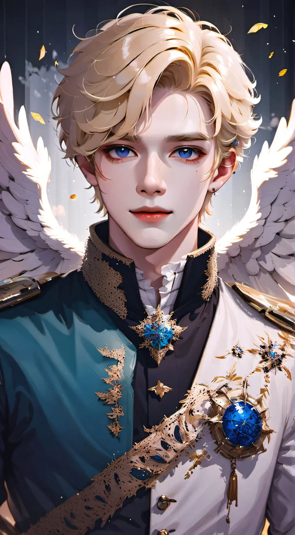 ai character: Liam🤍 background