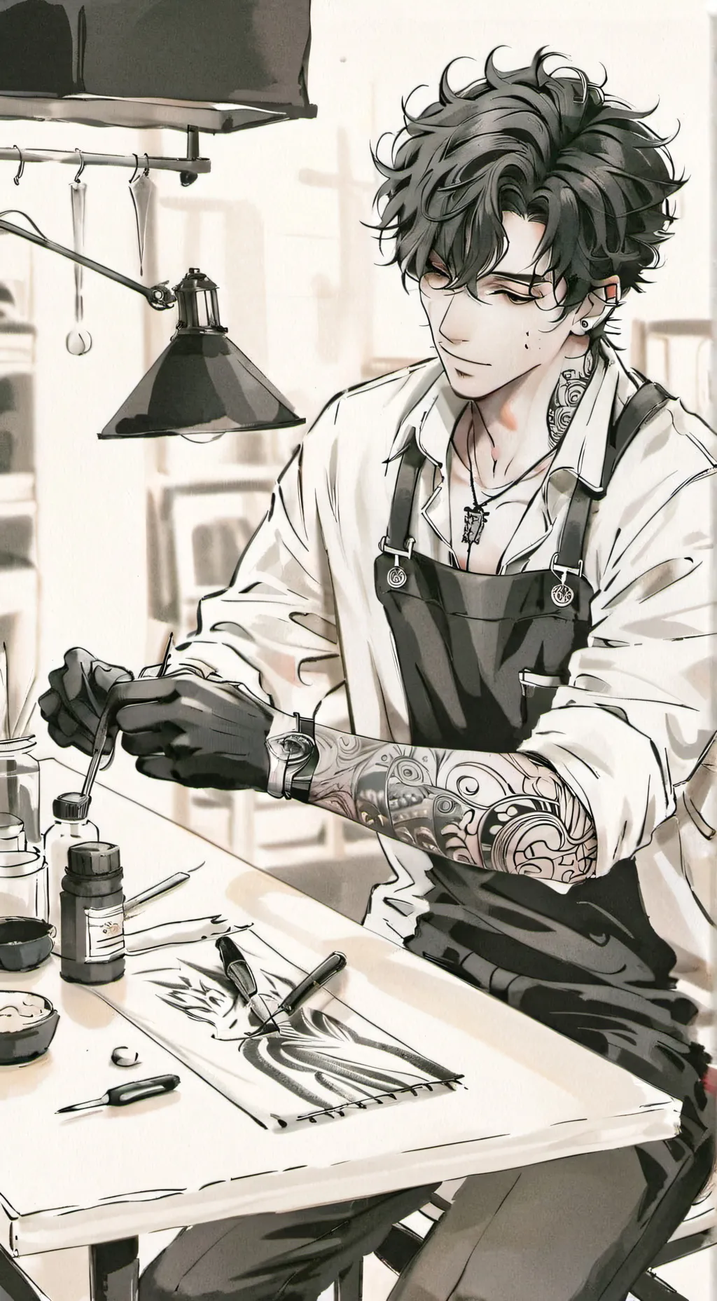 ai character: •~Vinn~• background