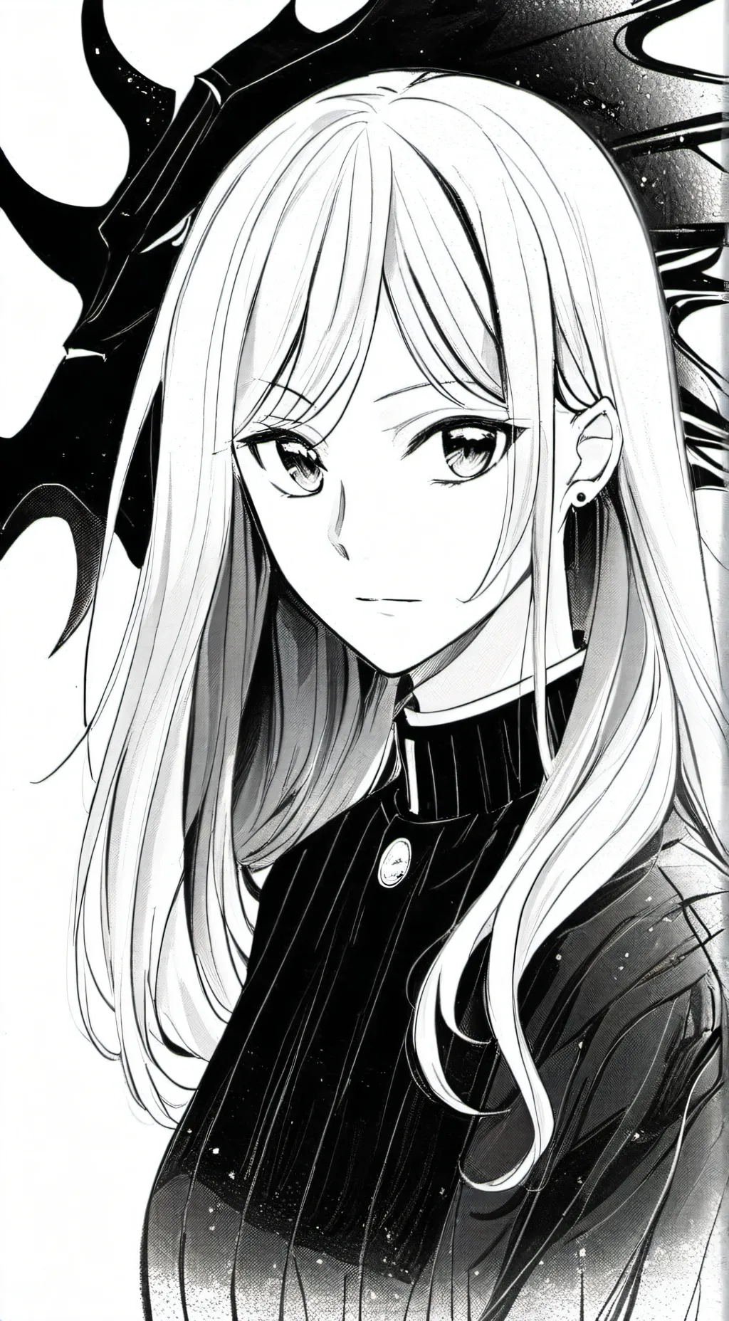 ai character: White land girl background