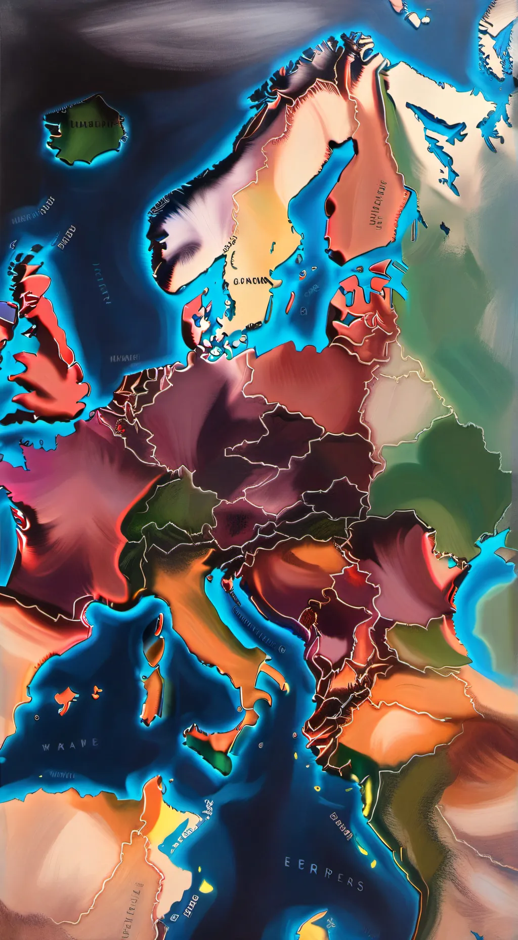 ai character: Countryballs background