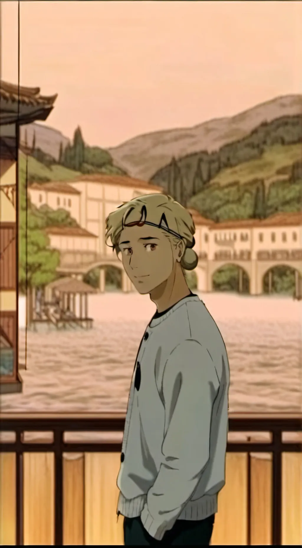 ai character: Chill guy background