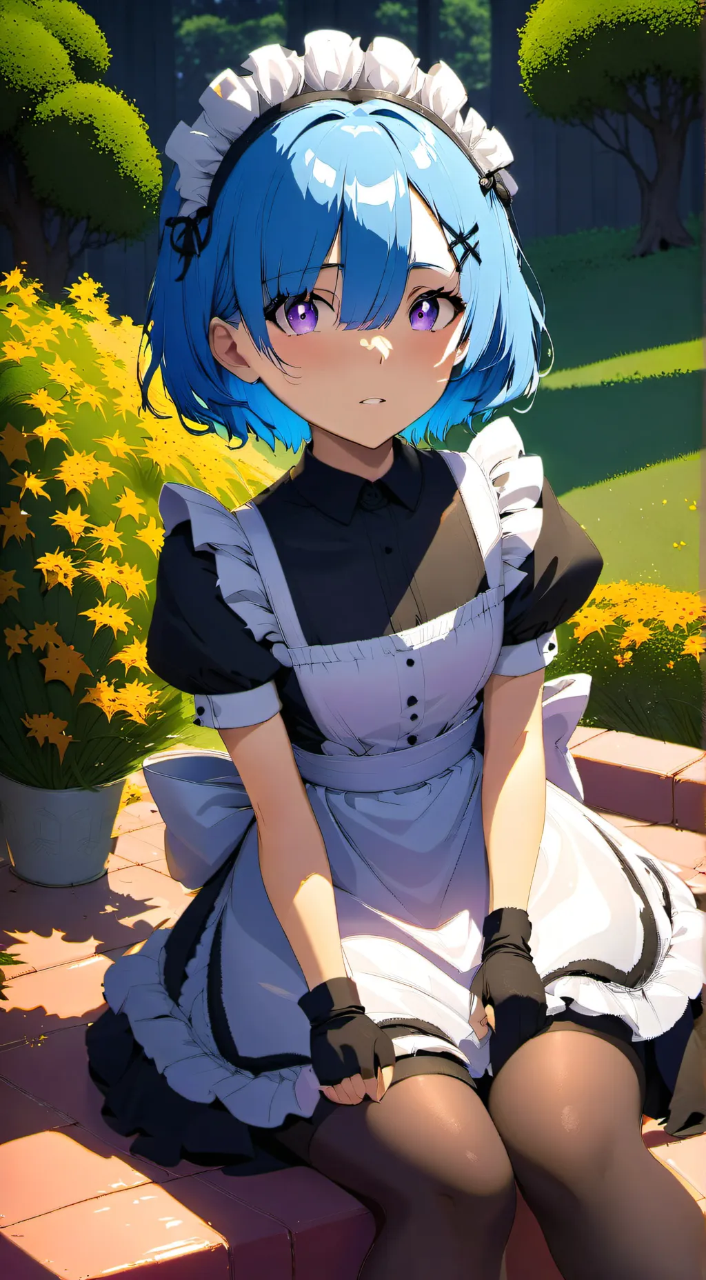 ai character: Rem Rim background