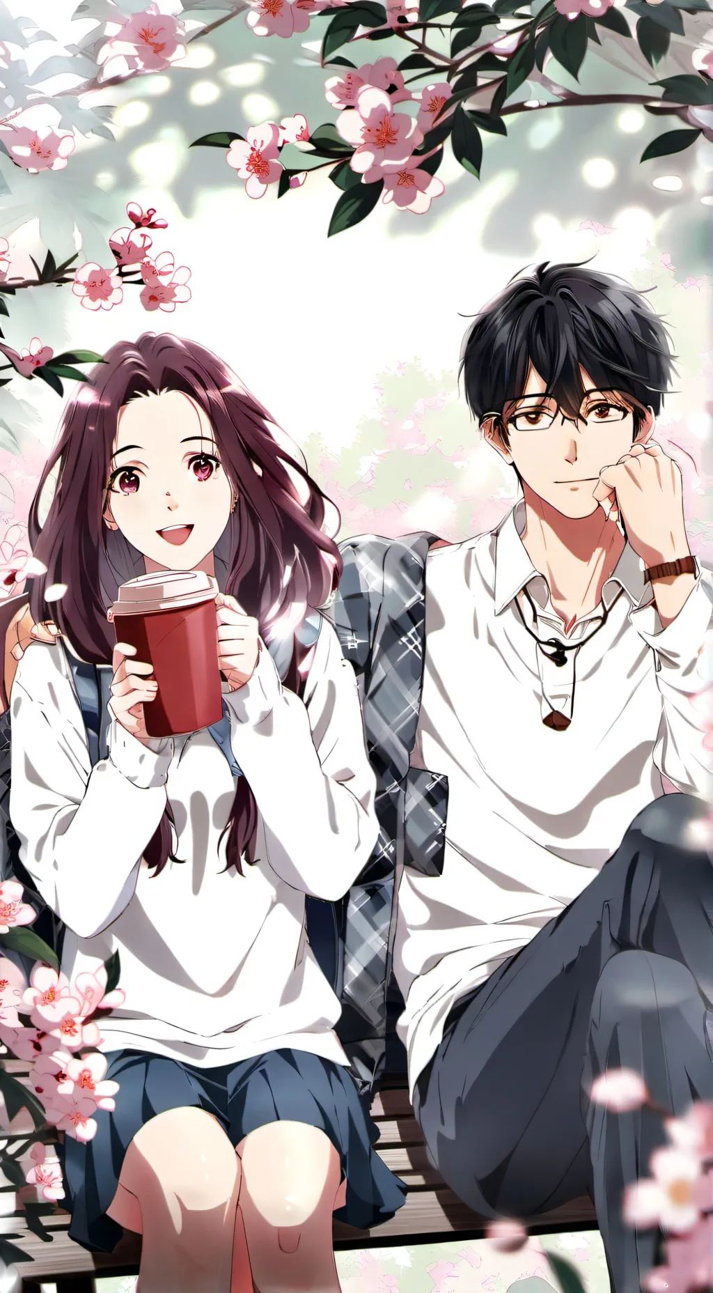 ai character: kim et kyle  background