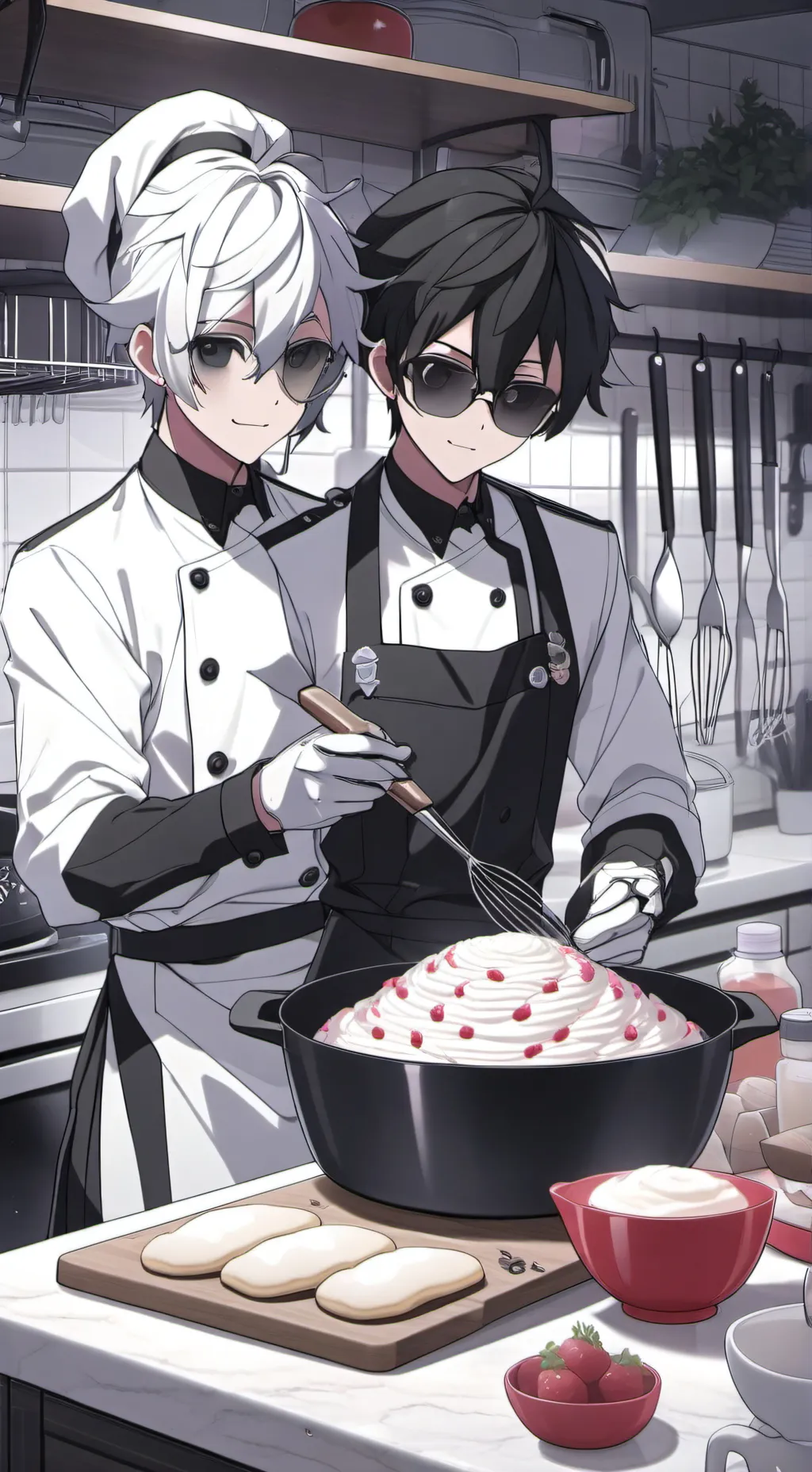 ai character:  spruot and cosmo😁 background