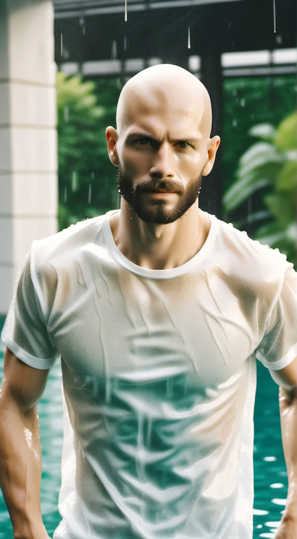 ai character: swim background