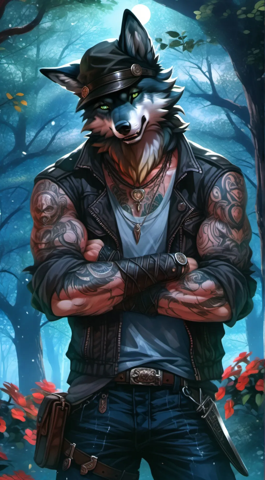 ai character: Danger M. (Derek) background