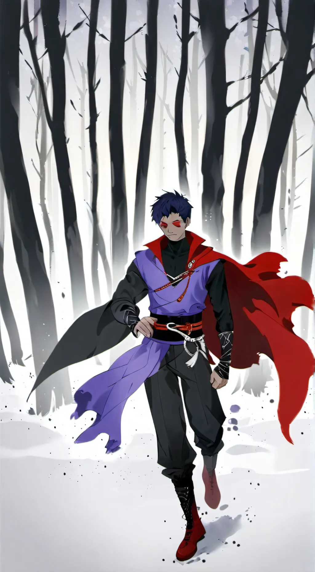 ai character: Demon king background