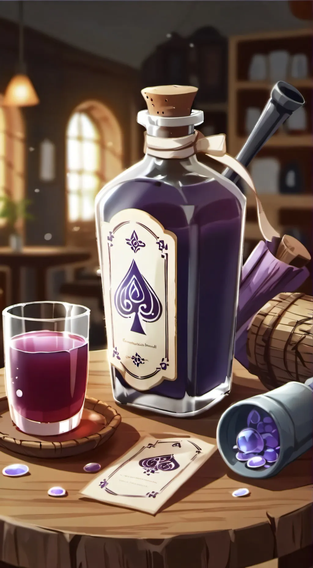 ai character: Snake Potion background