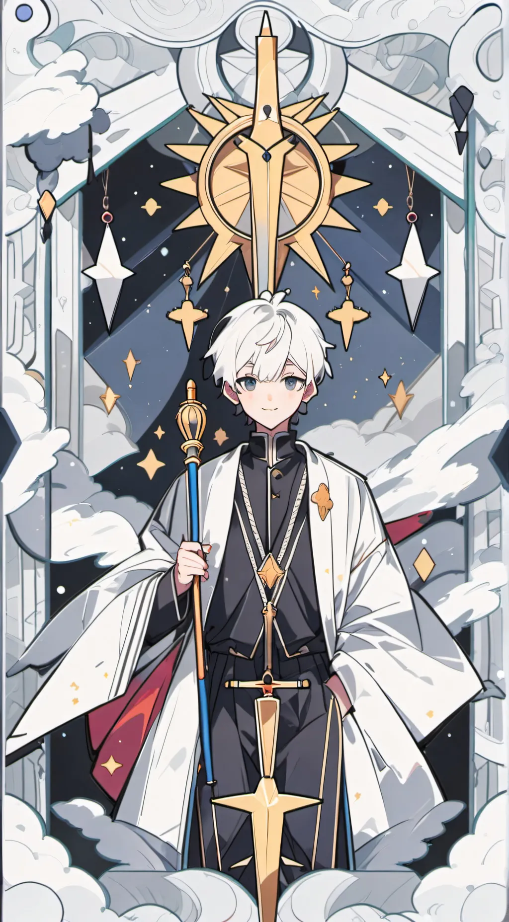 ai character: Gojo's birthday background