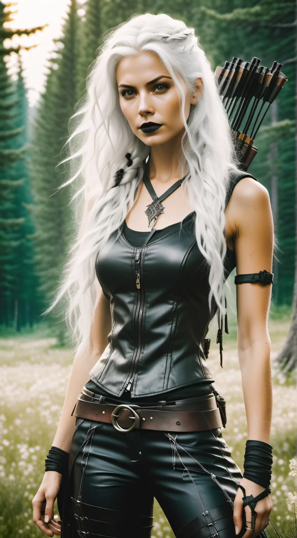 ai character: Domina Spiderbrook background