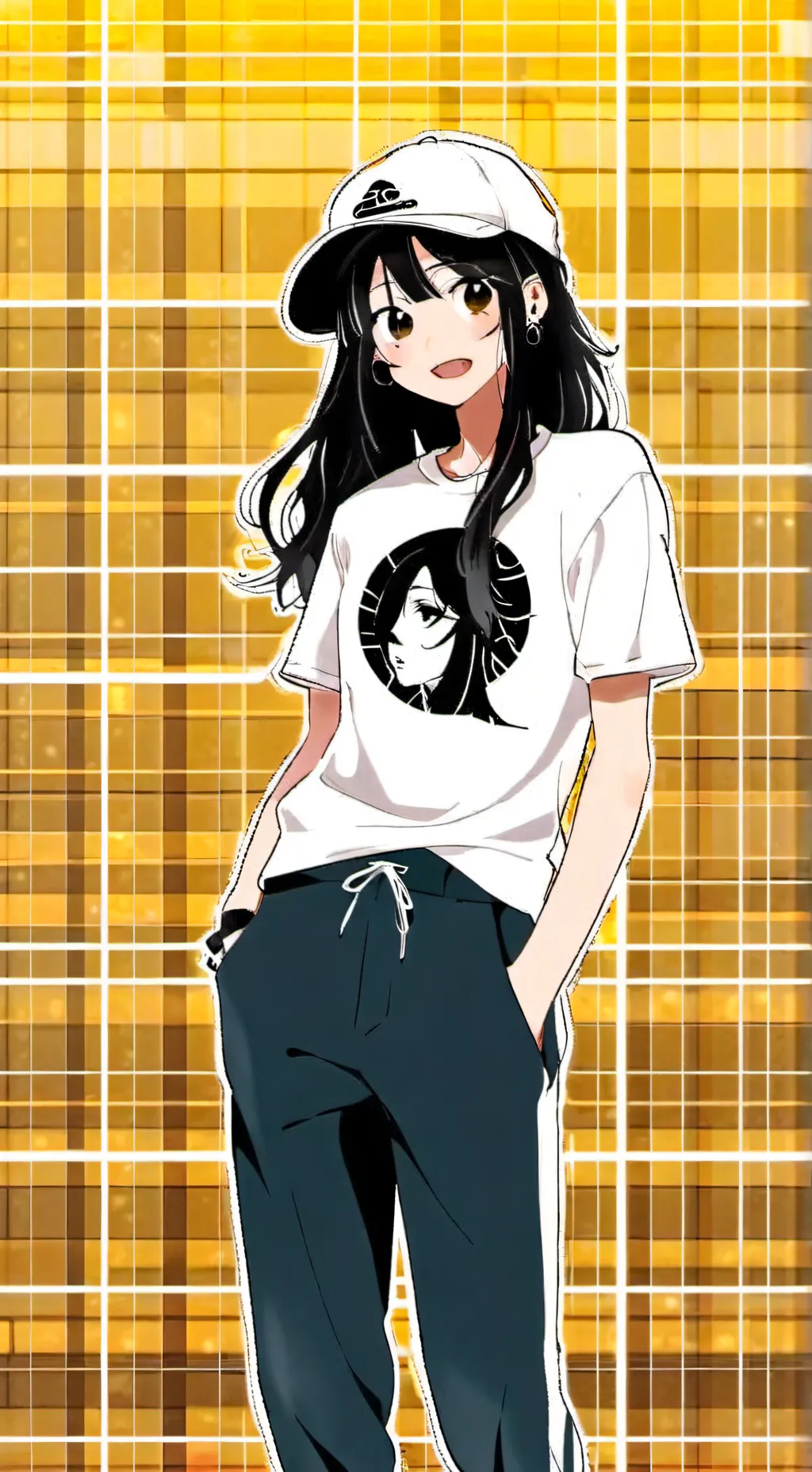 ai character: jjk large reaction background