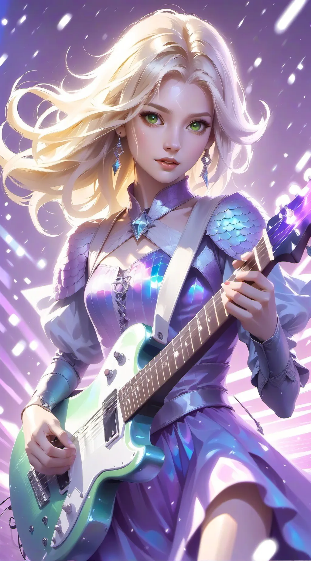 ai character: Lyra Sparks background