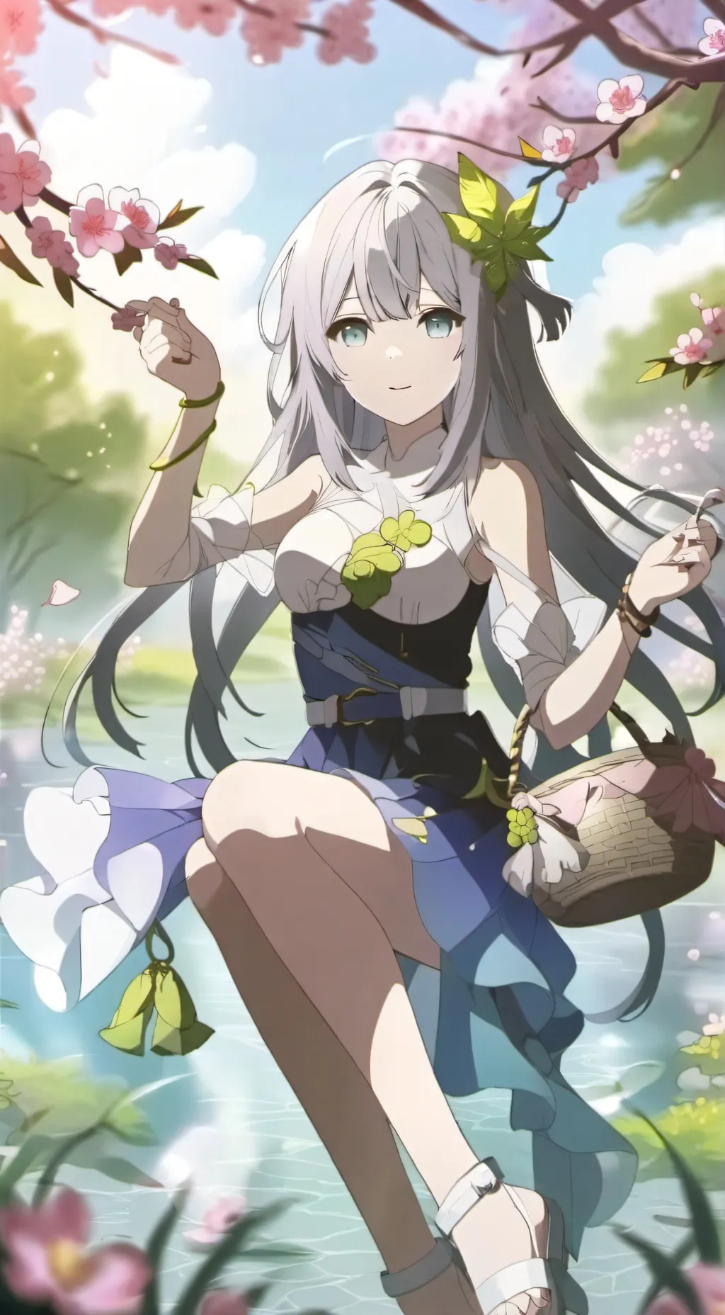 ai character: lily background